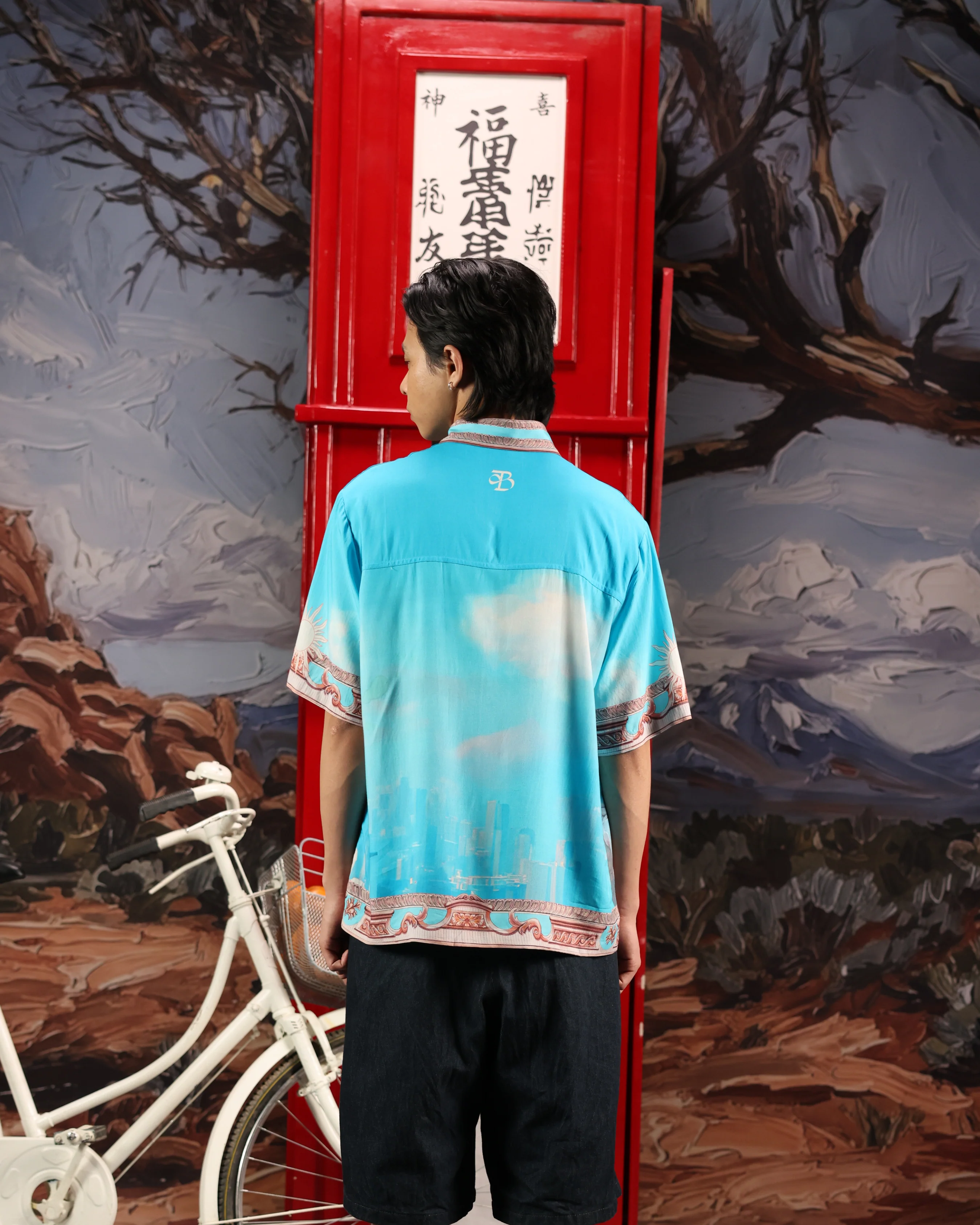 THE SILENT SULTANATE- RELAXED FIT PRINTED SHIRT - Image 7