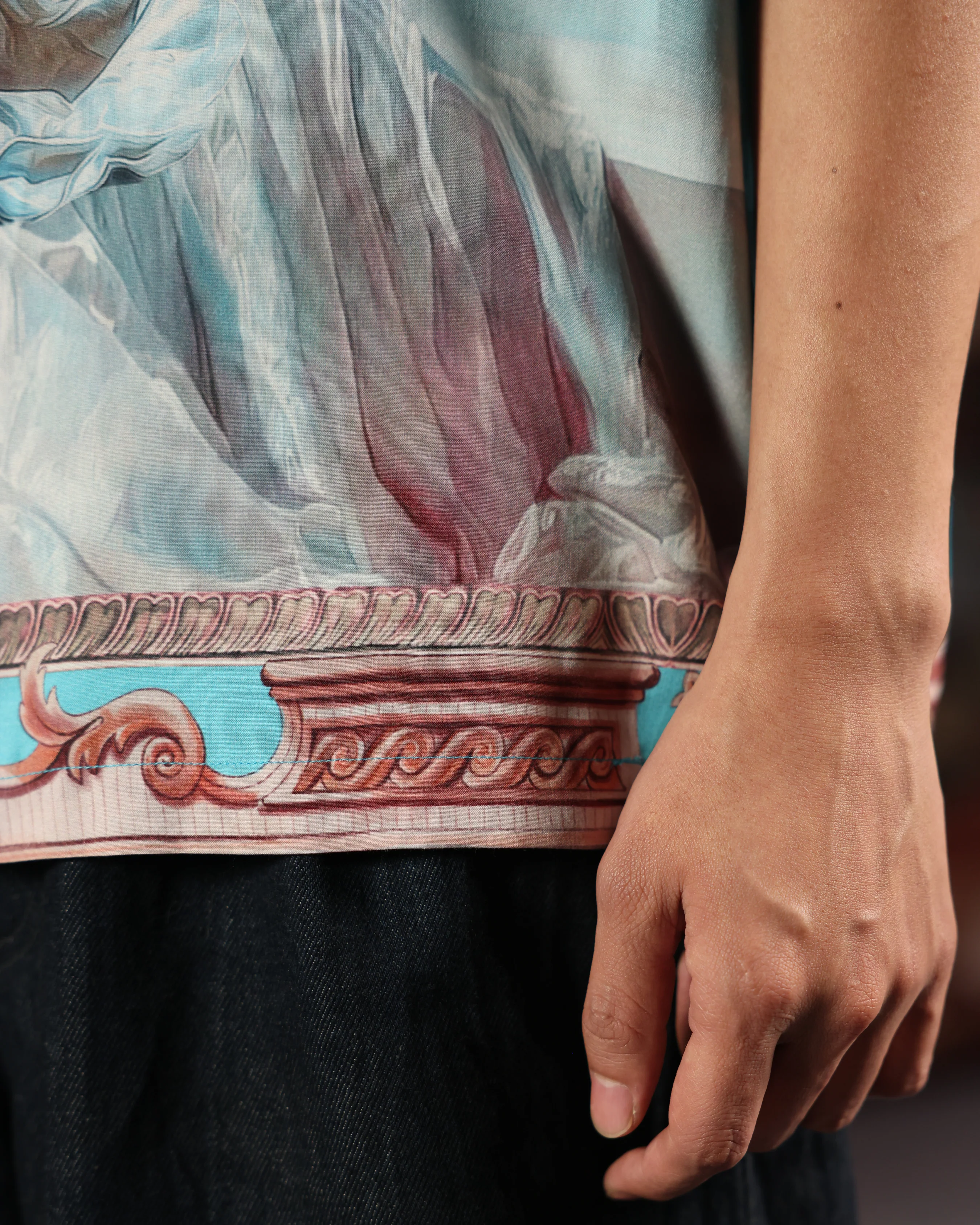 THE SILENT SULTANATE- RELAXED FIT PRINTED SHIRT - Image 8