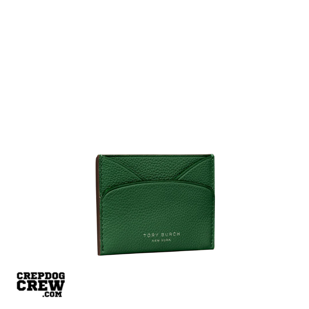 TORY BURCH ROMY FLAT CARD CASE dark kale - Image 2