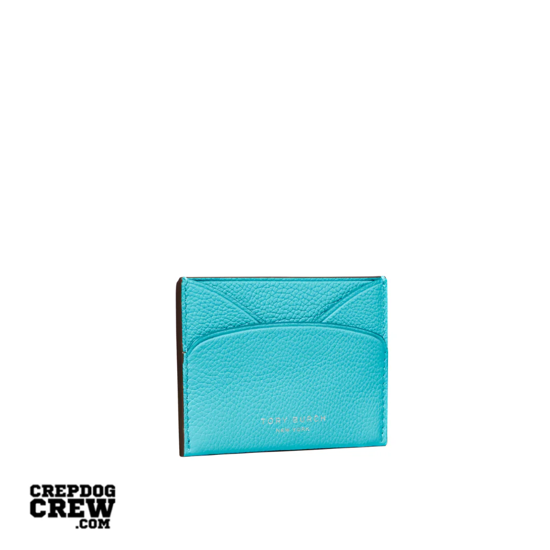 TORY BURCH ROMY FLAT CARD CASE soft turquoise - Image 2