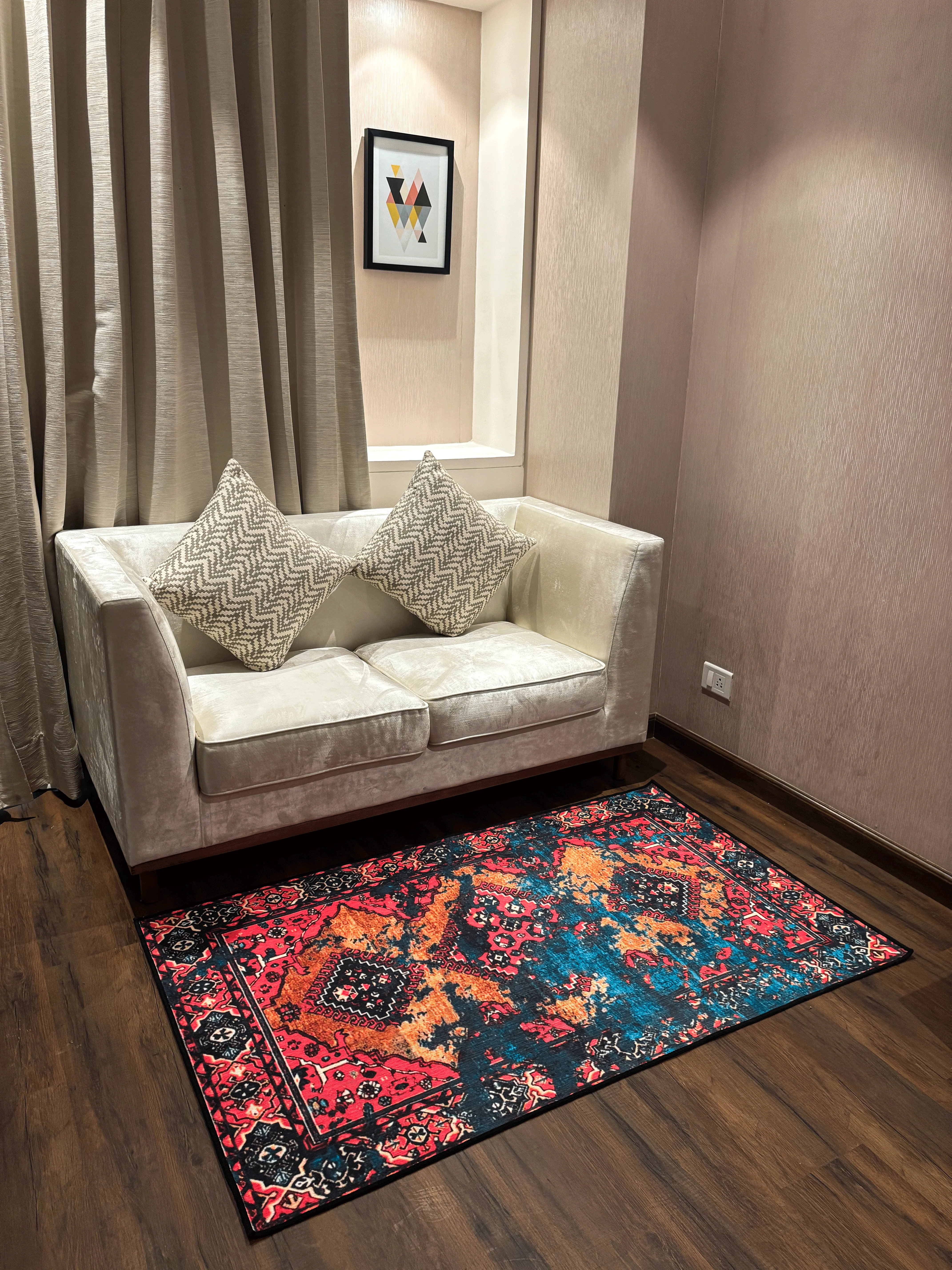 Traditional design Washable Custom Rug - Image 2