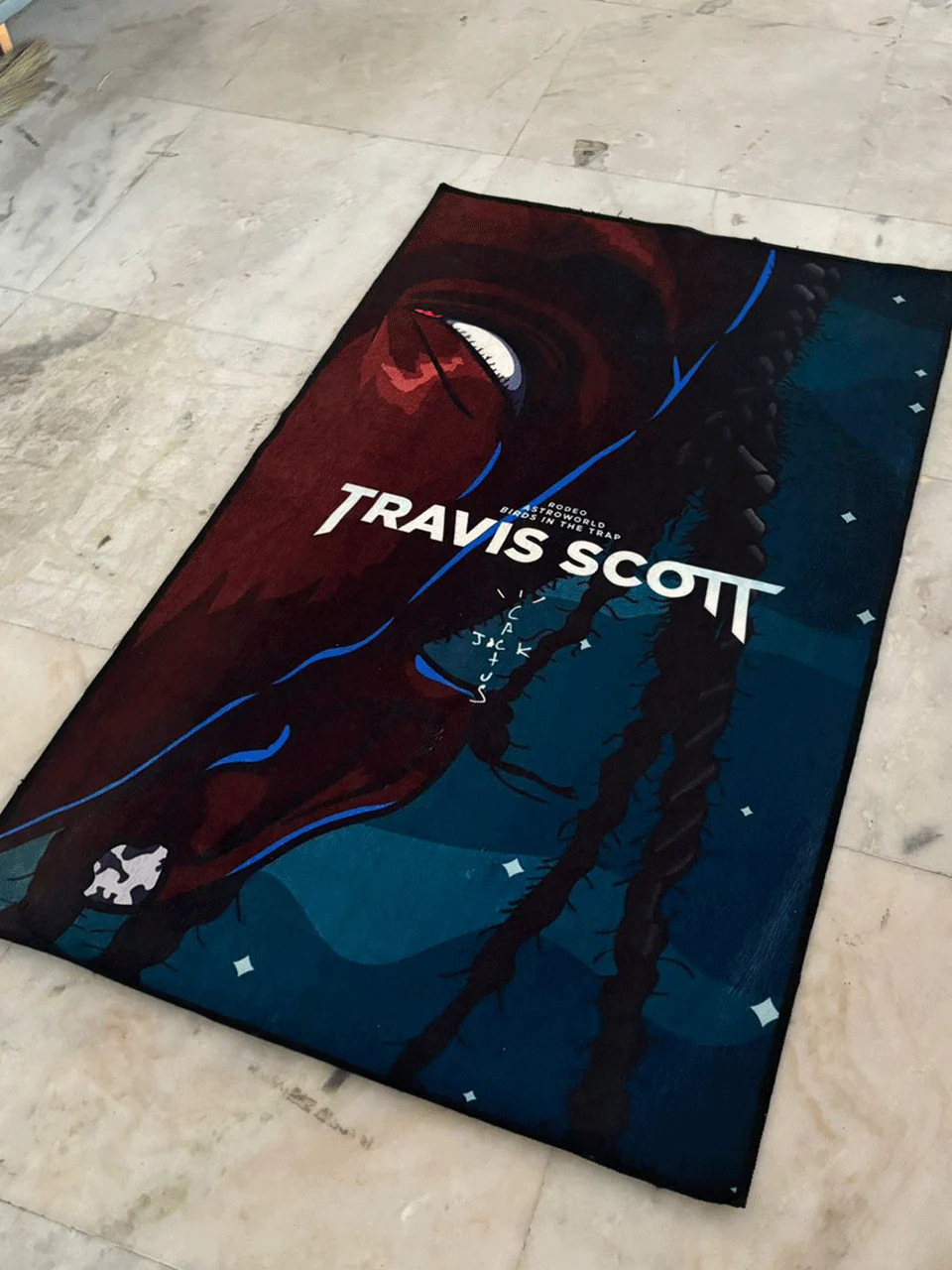 Travis Scott Printed Washable Custom Rug - Image 3