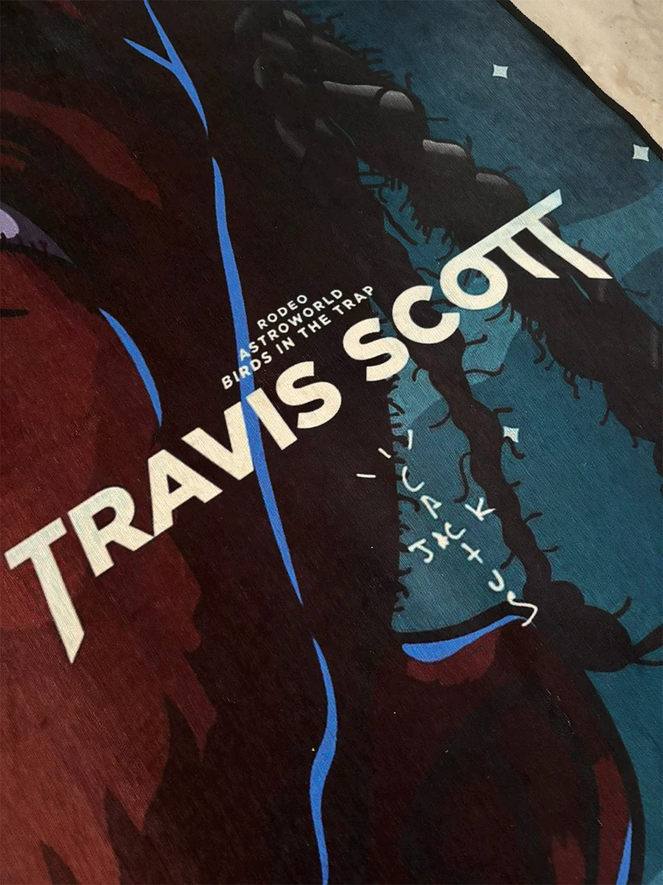 Travis Scott Printed Washable Custom Rug - Image 4