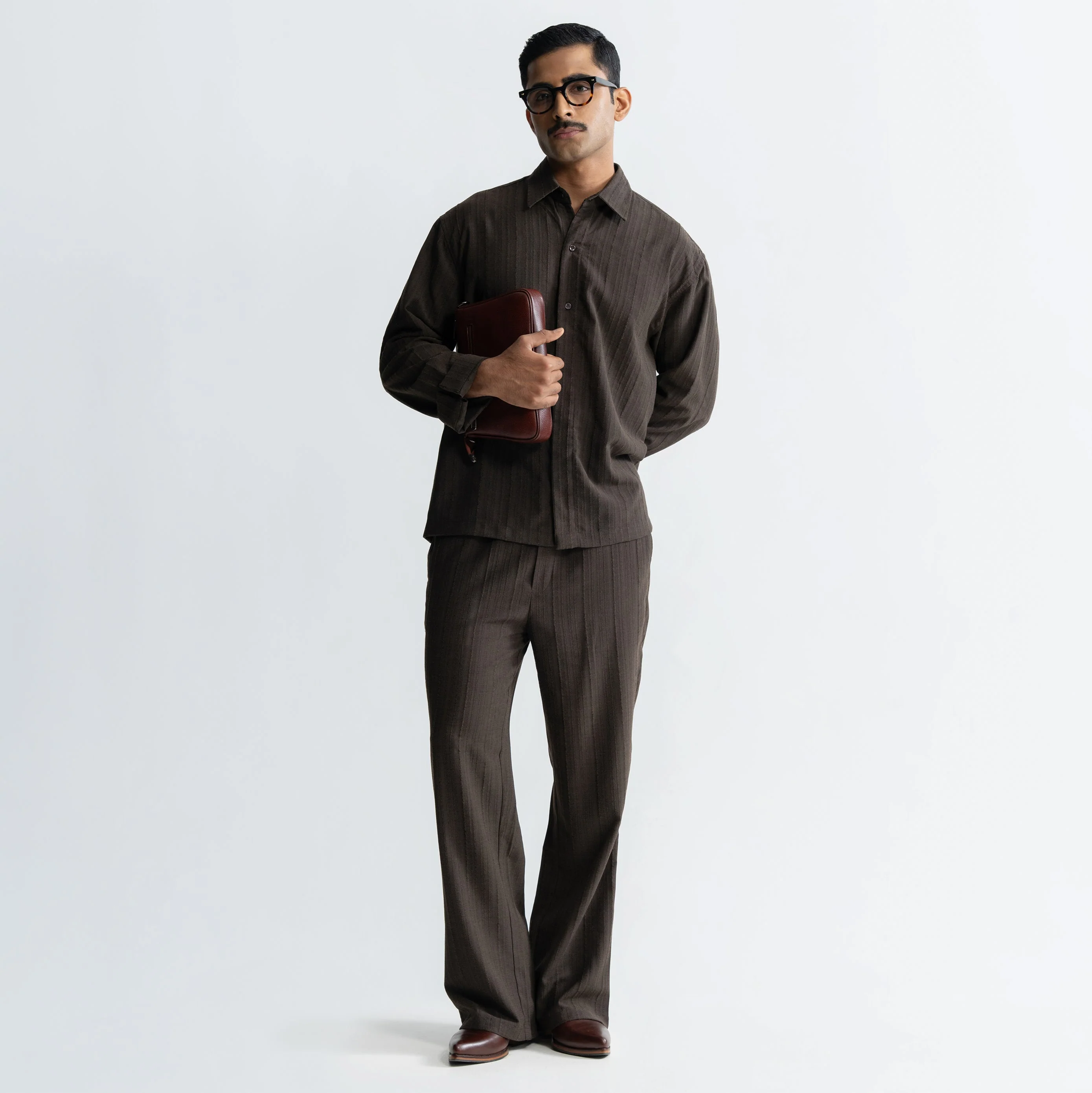 TWINE PANTS - BROWN - Image 2