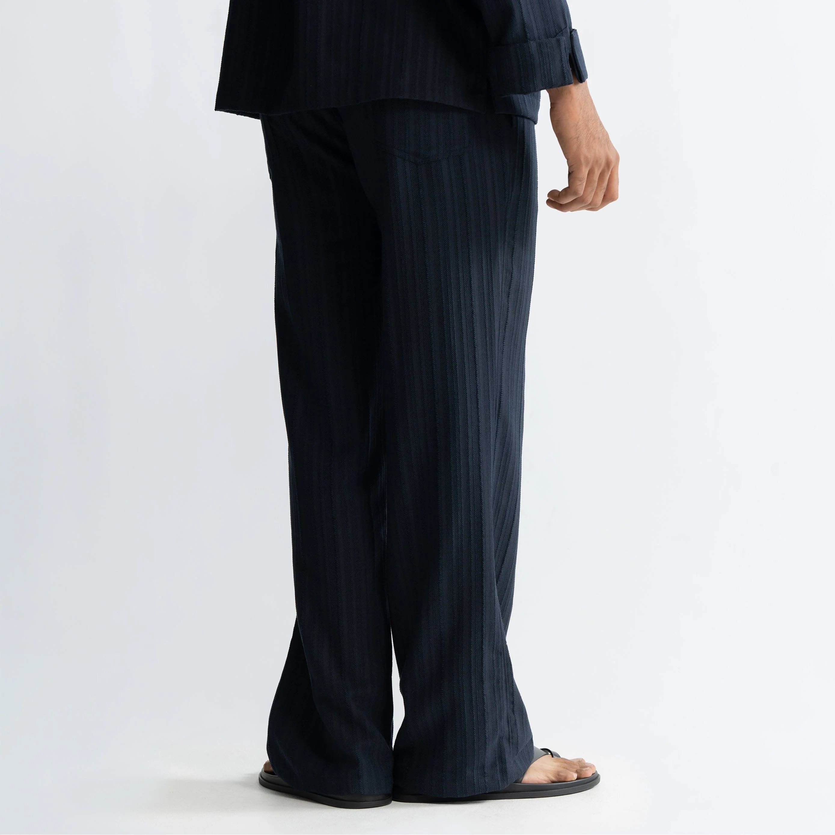 TWINE PANTS - NAVY - Image 5