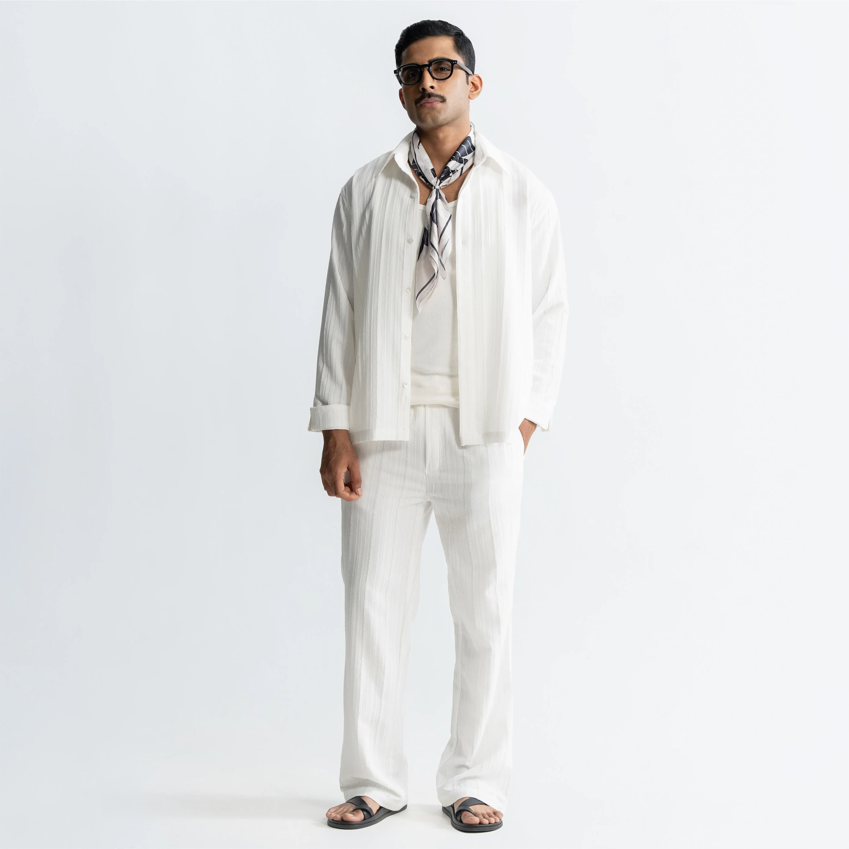 TWINE PANTS - WHITE - Image 2