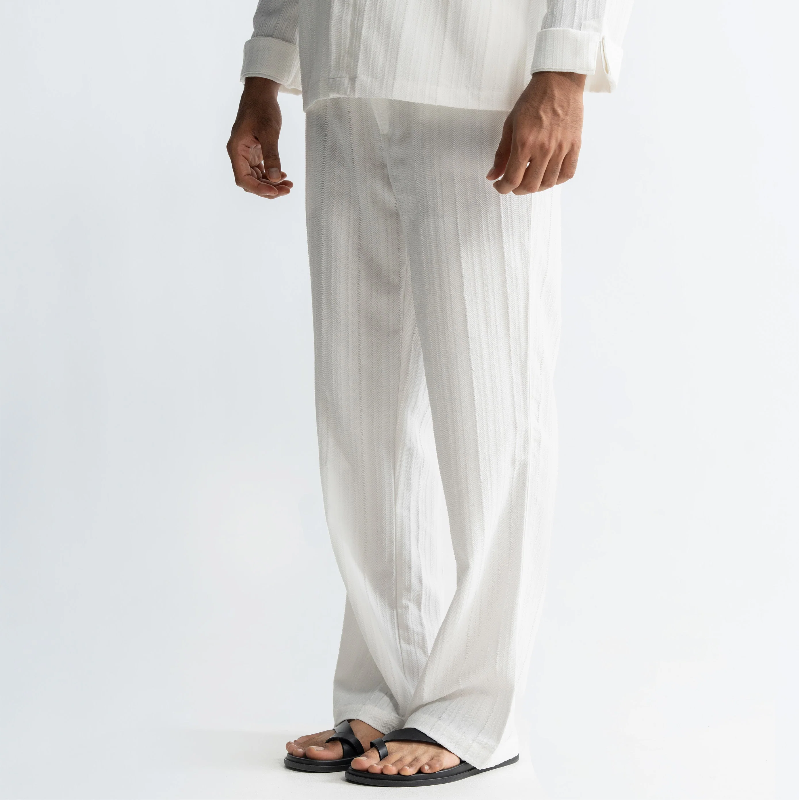 TWINE PANTS - WHITE - Image 3