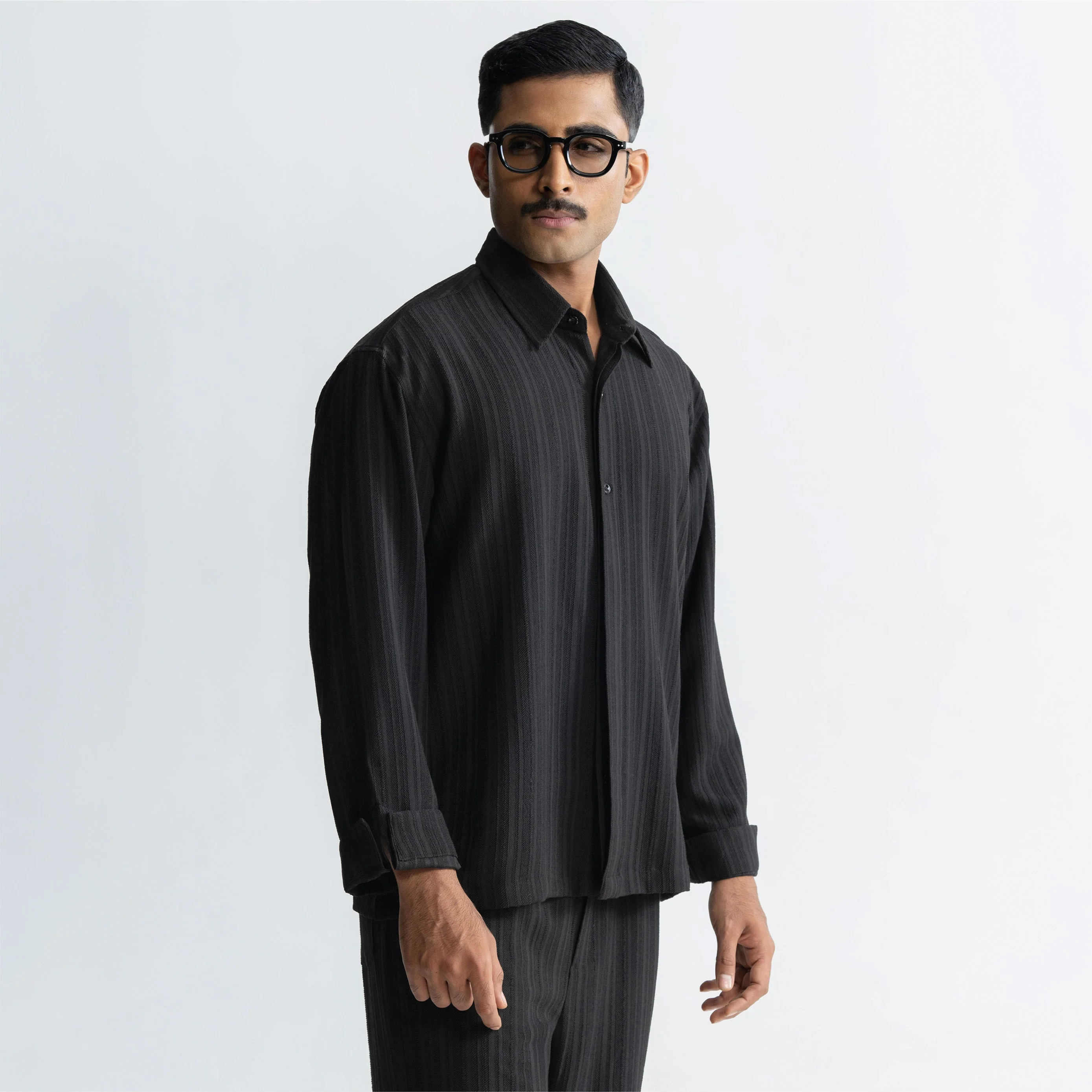 TWINE SHIRT - BLACK - Image 3