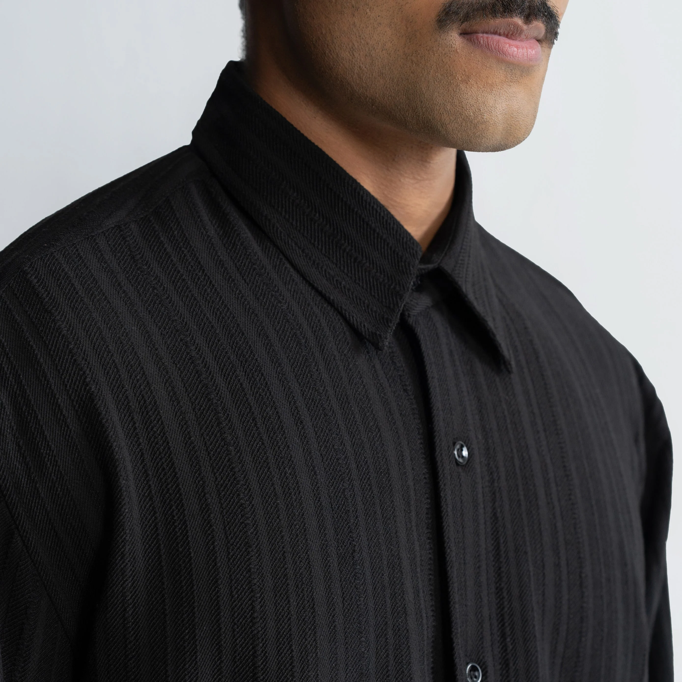 TWINE SHIRT - BLACK - Image 5