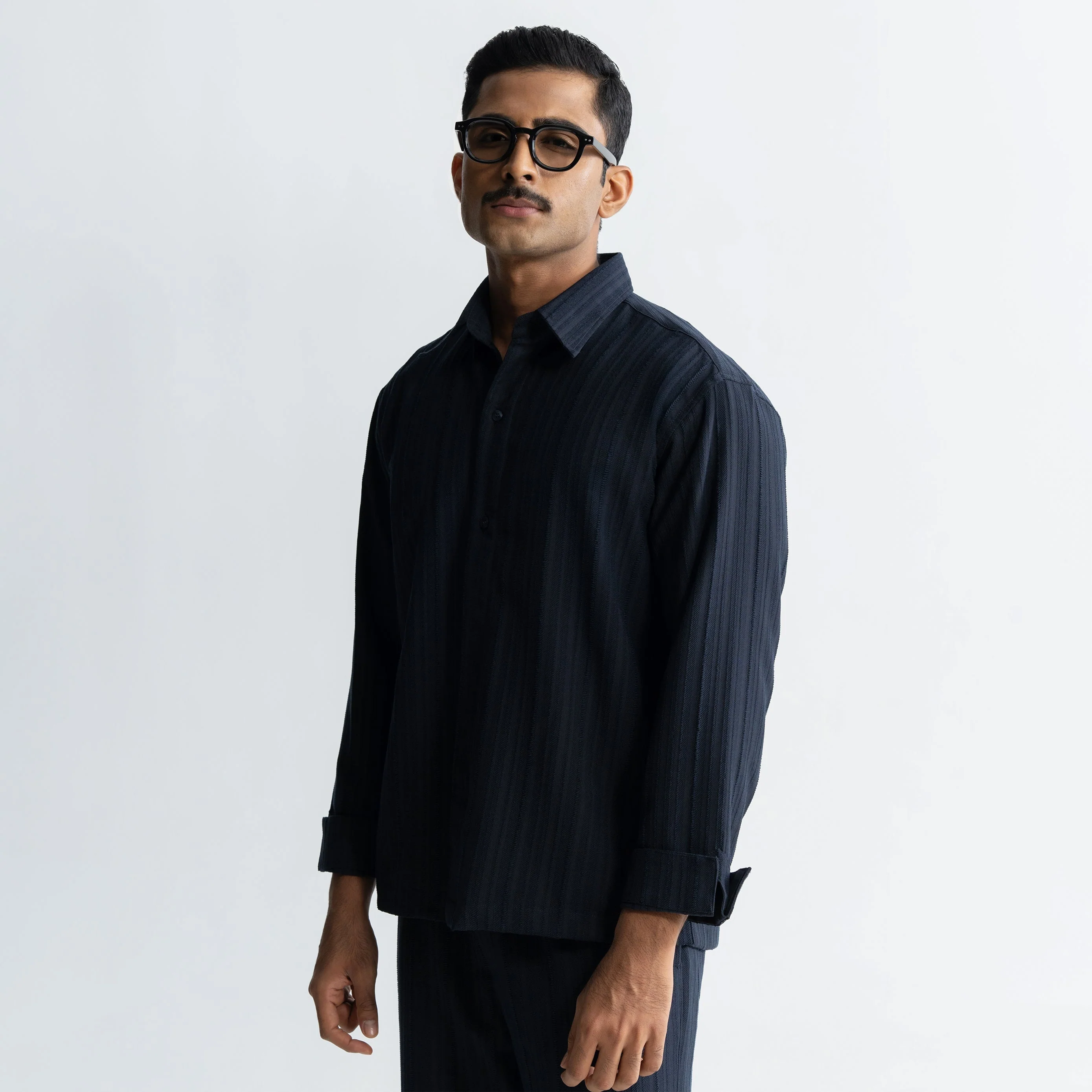 TWINE SHIRT - NAVY - Image 3