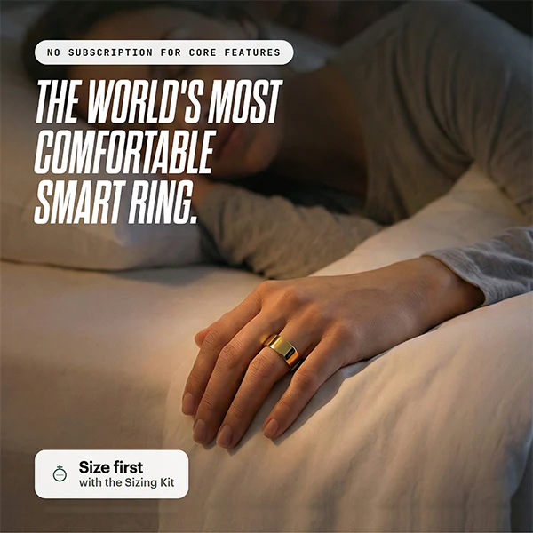 Ultrahuman Ring AIR Bionic Gold - Image 3