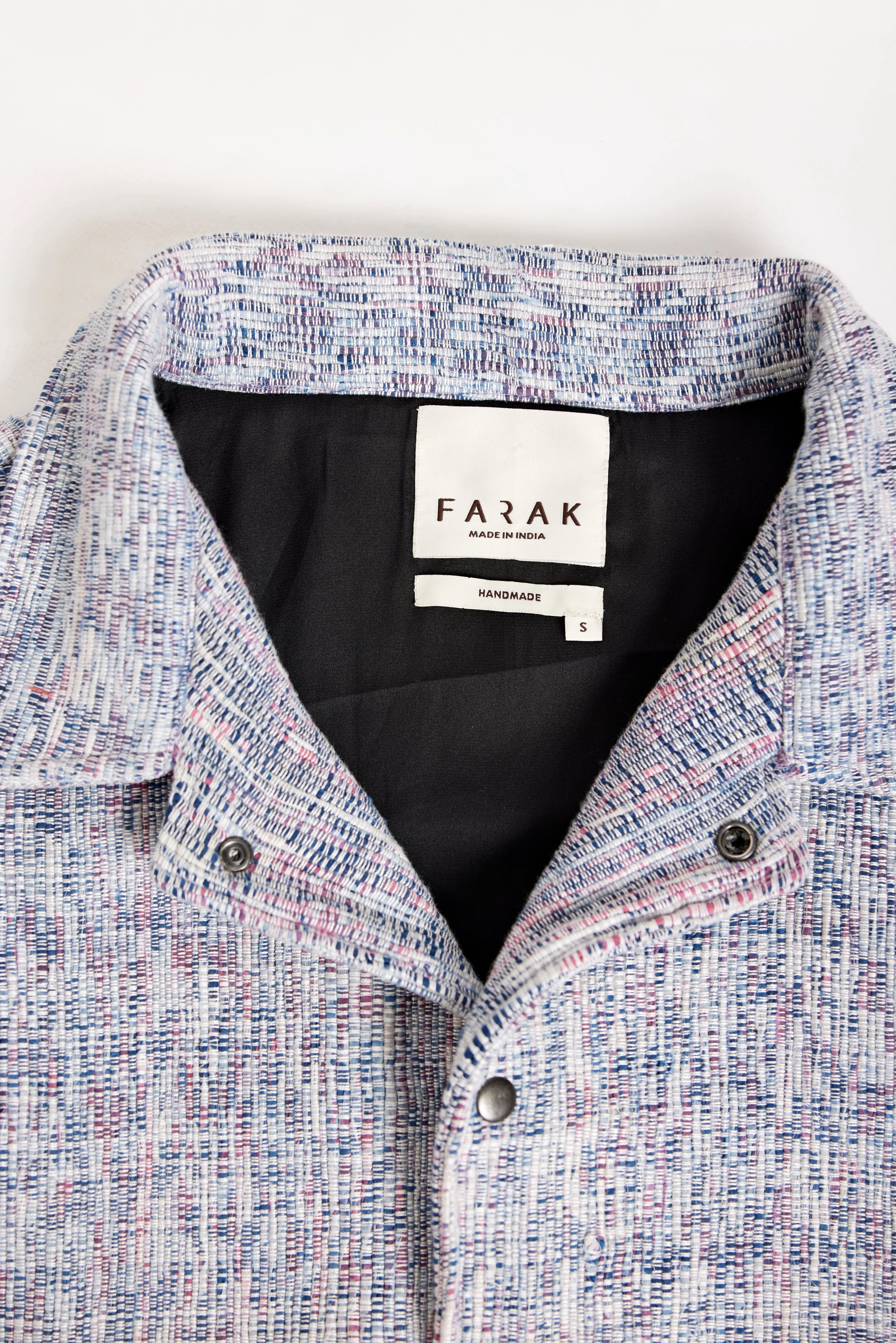 Upcycled Indigo Hand-woven - Jacket - Image 12