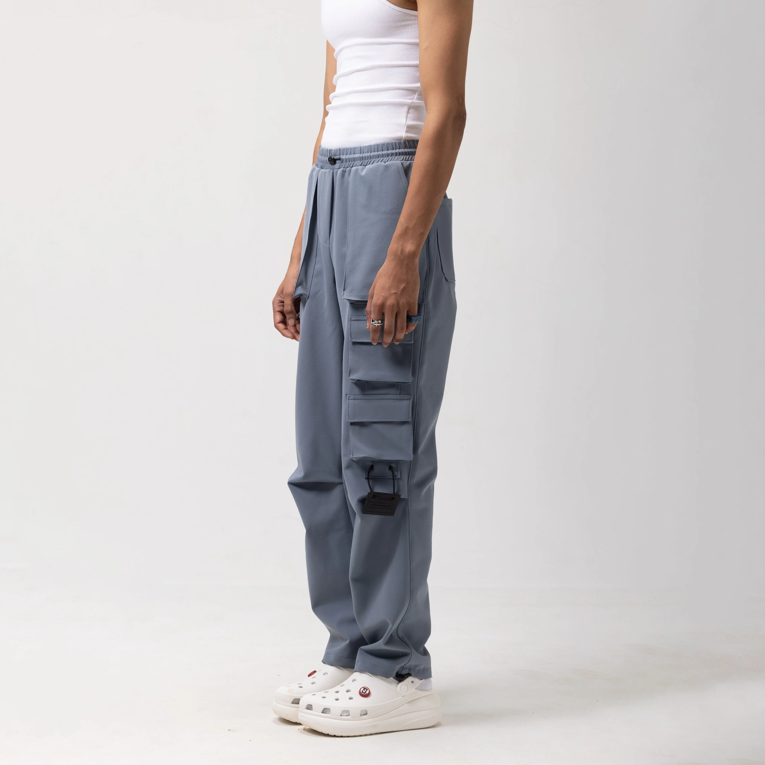 UTILITY DARTED TRACKS - CORAL BLUE