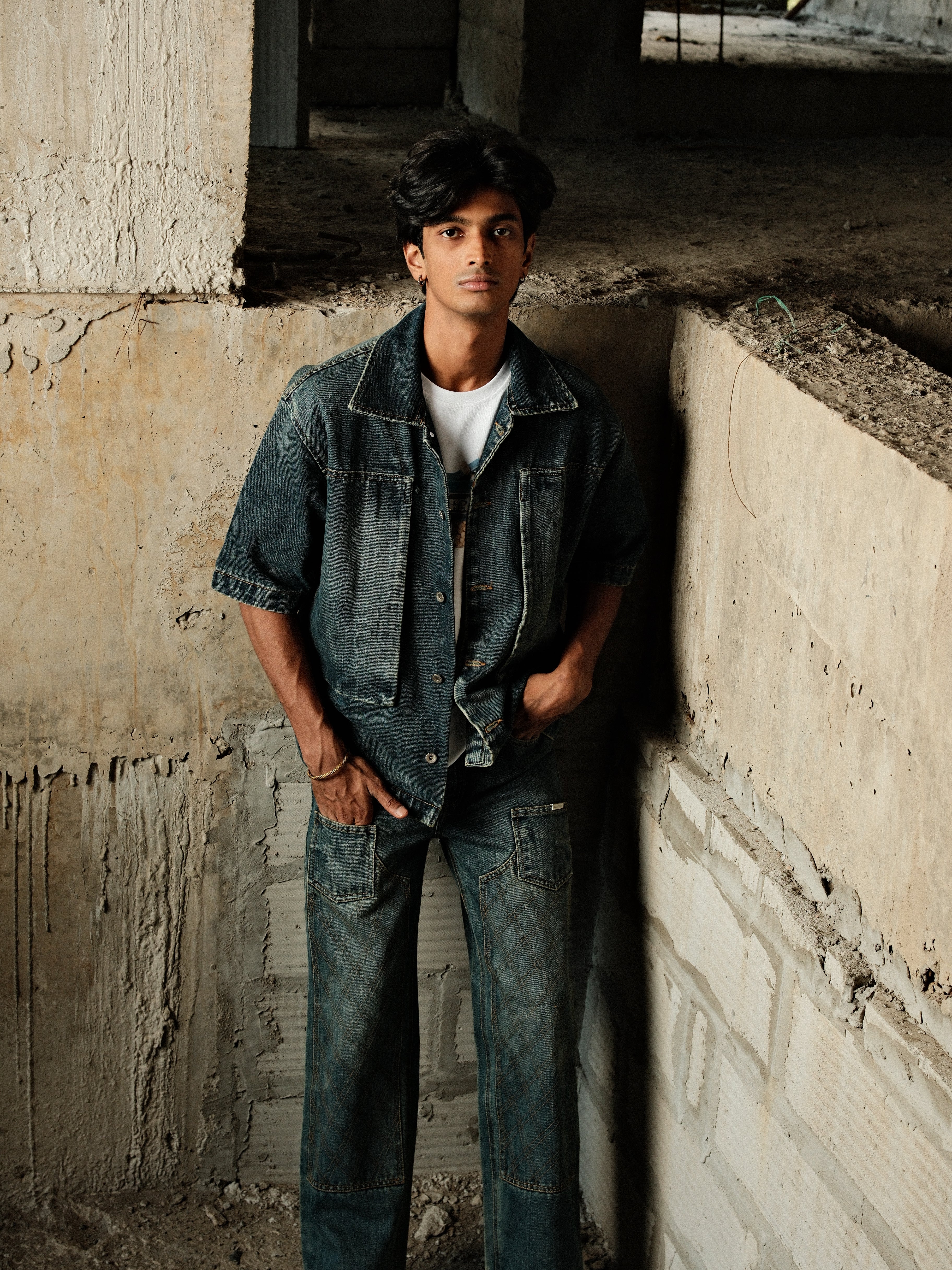 Utility Vault Denim Shirt -(Blue) - Image 3