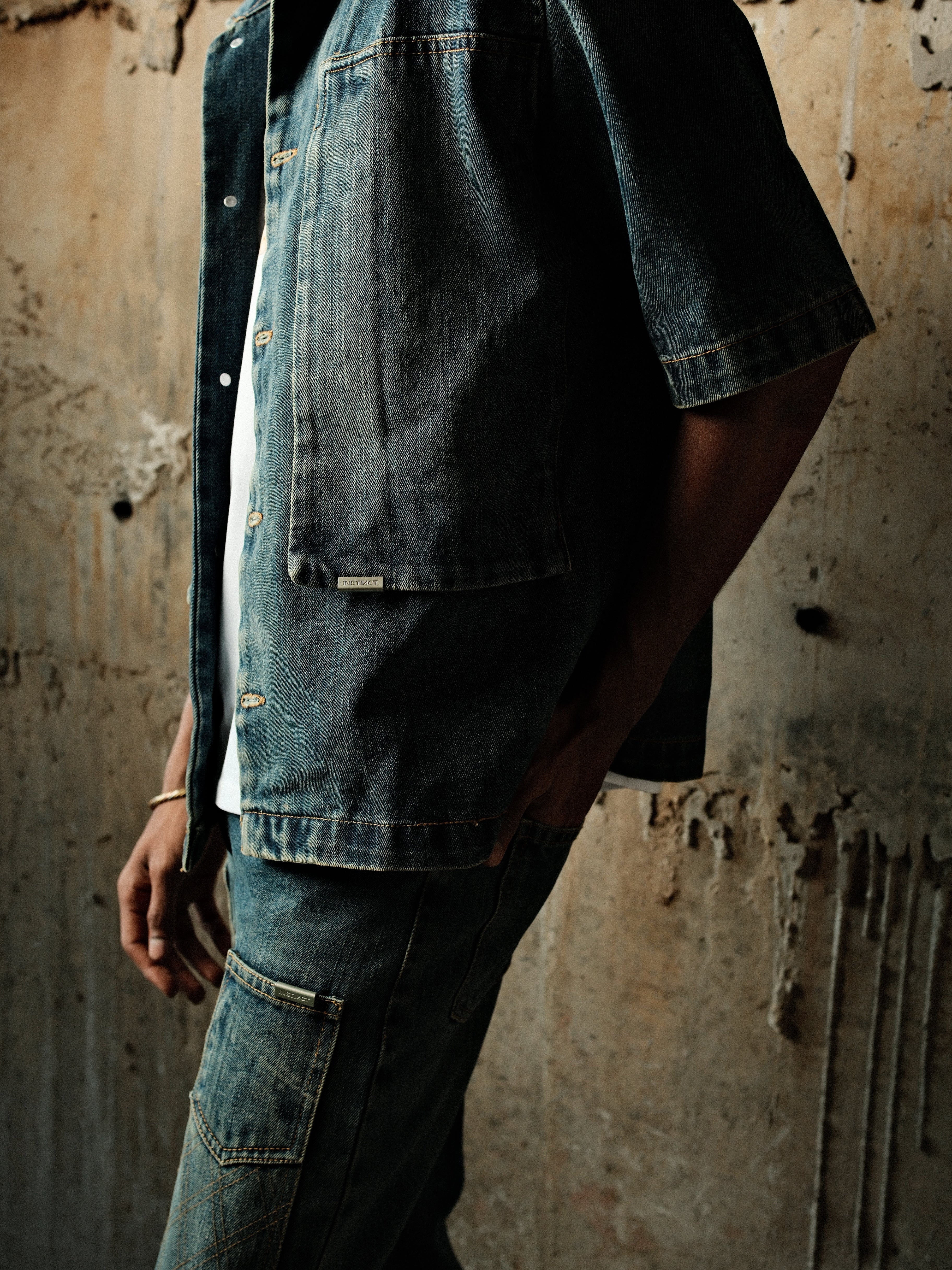 Utility Vault Denim Shirt -(Blue) - Image 4