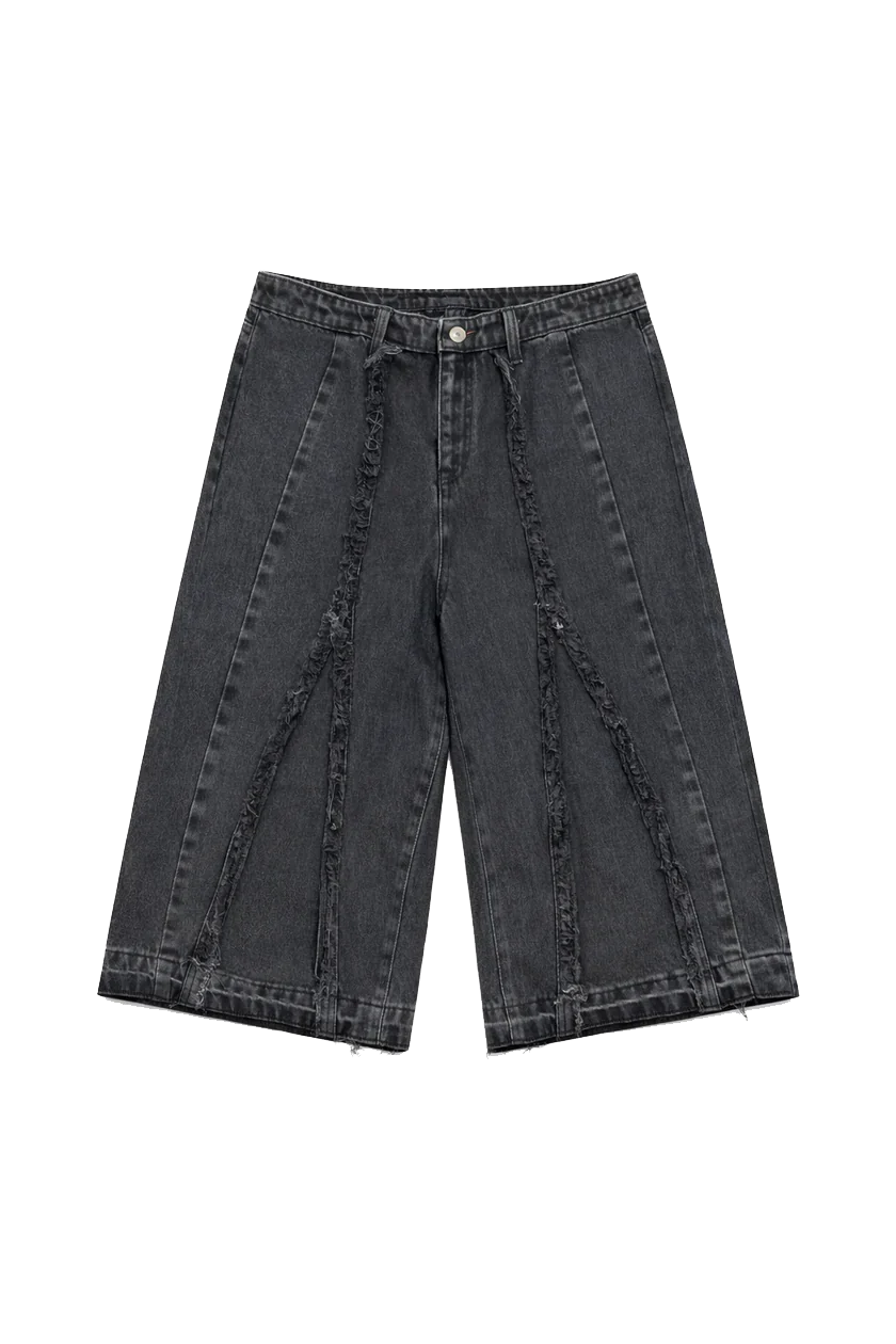 Void Stitched - Jorts (Black)