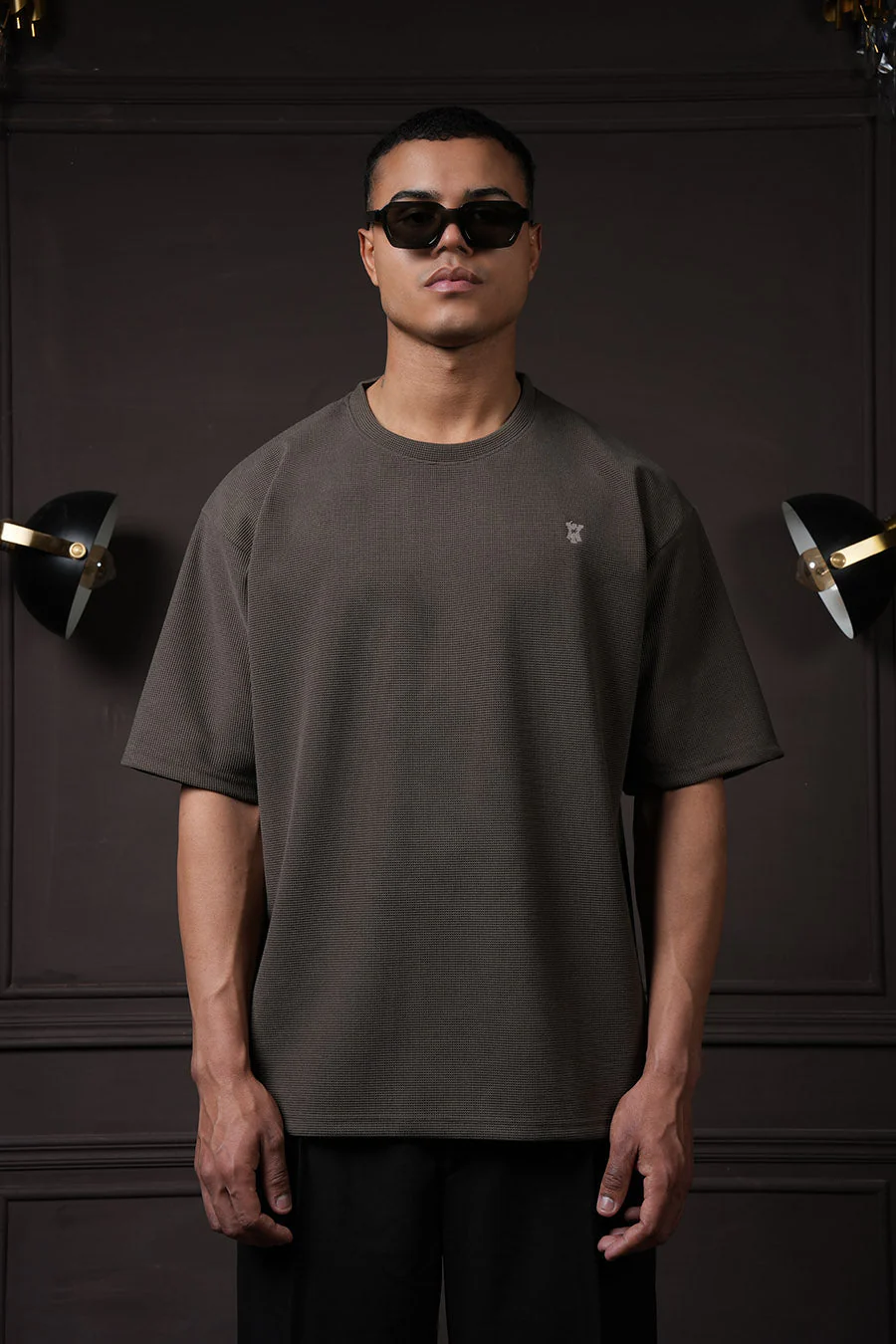 Waffle T Shirt - Tate Olive - Image 3