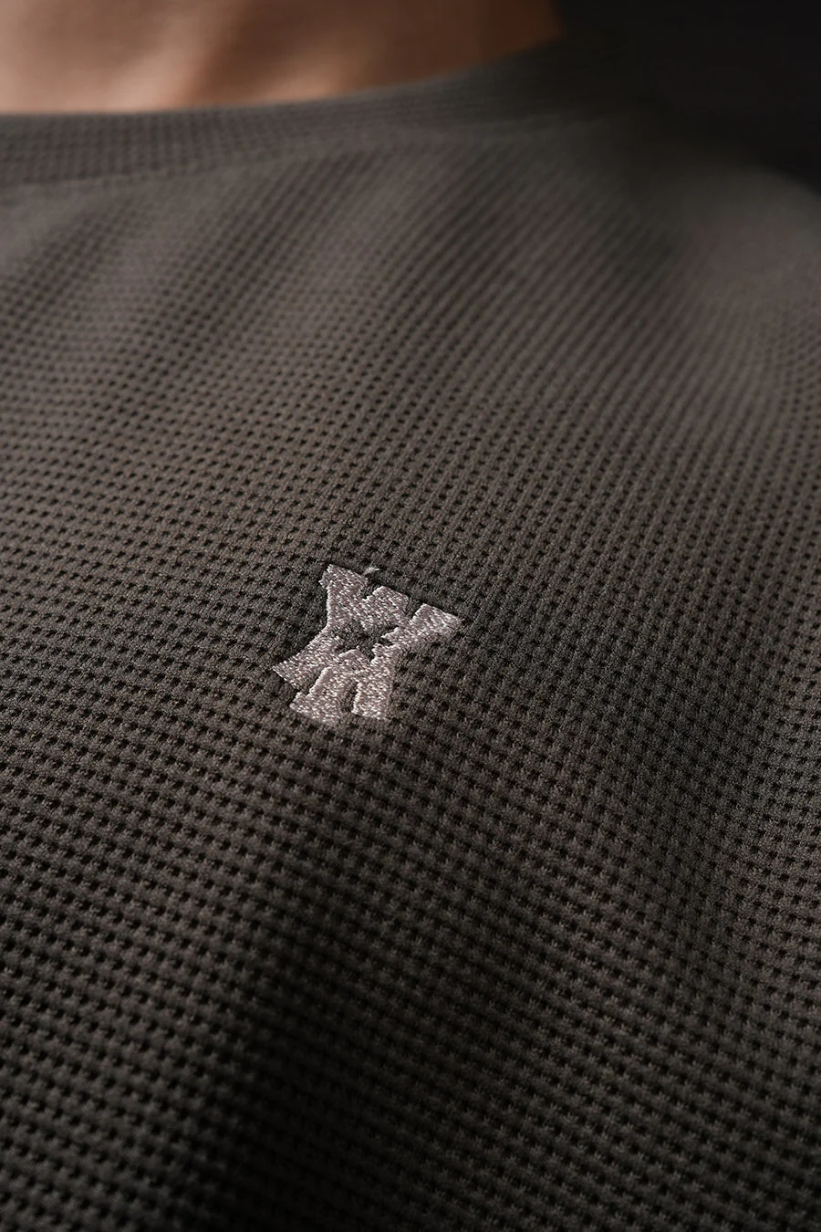 Waffle T Shirt - Tate Olive - Image 4