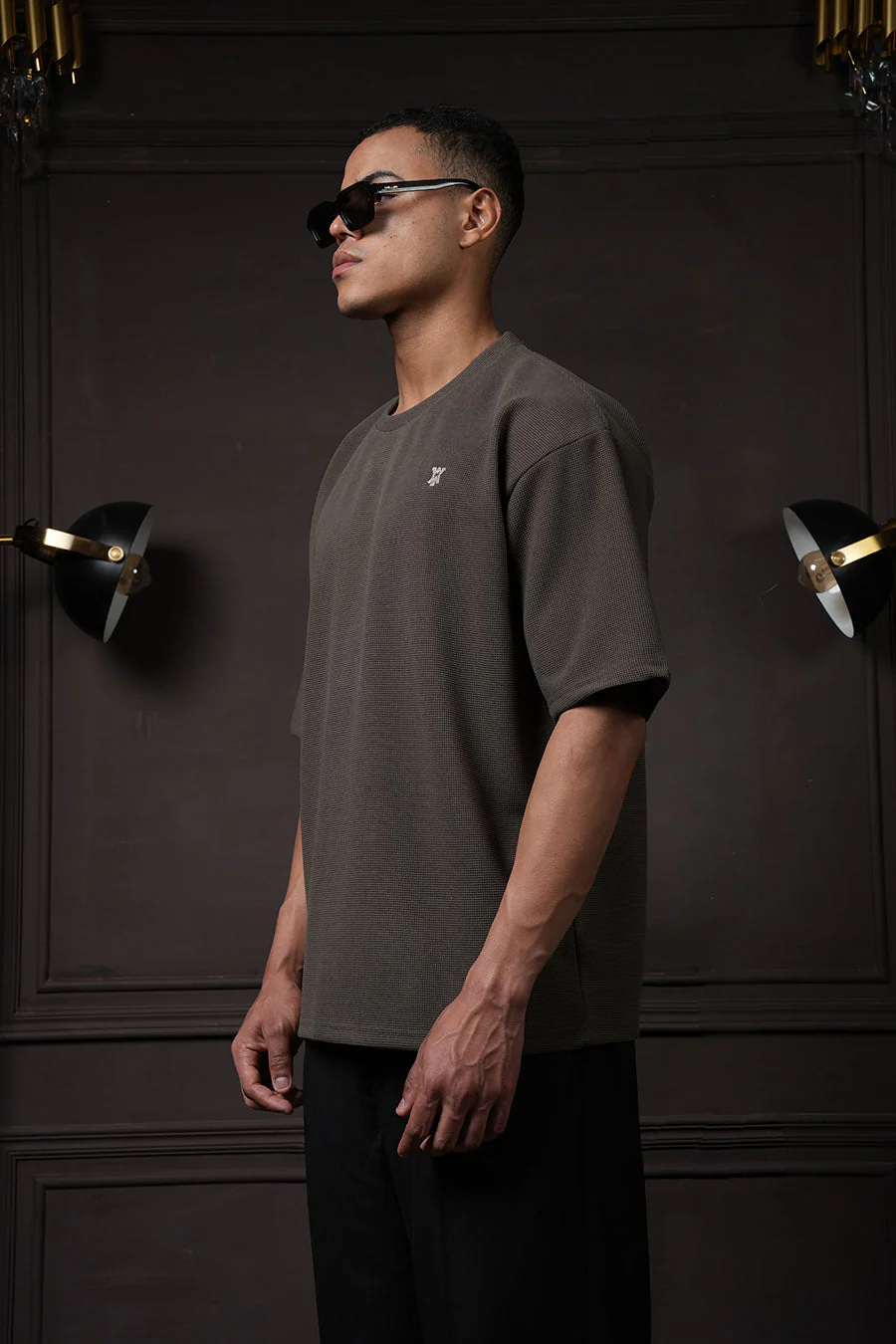 Waffle T Shirt - Tate Olive - Image 5