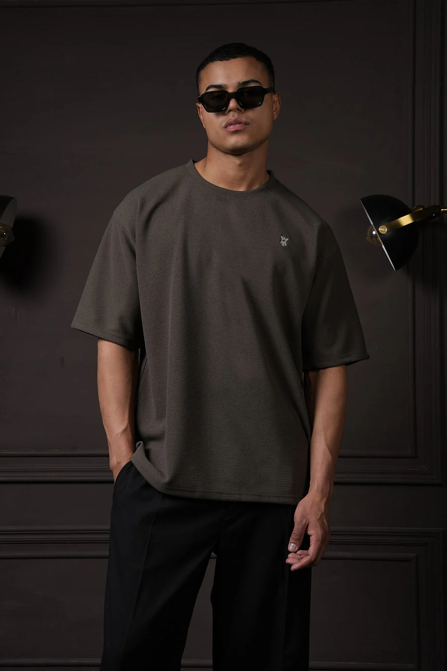 Waffle T Shirt - Tate Olive - Image 6