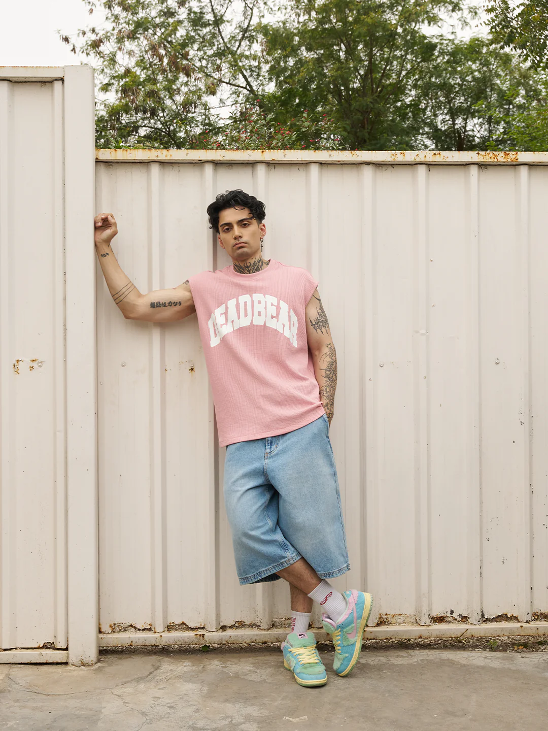 Waffle Tank Pink - Image 3
