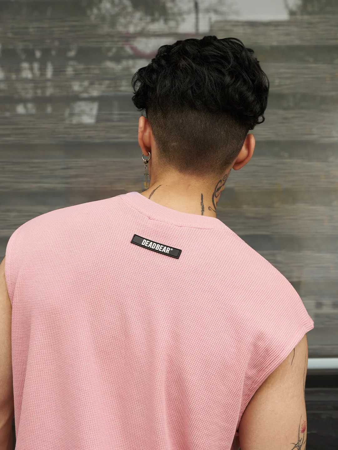 Waffle Tank Pink - Image 8