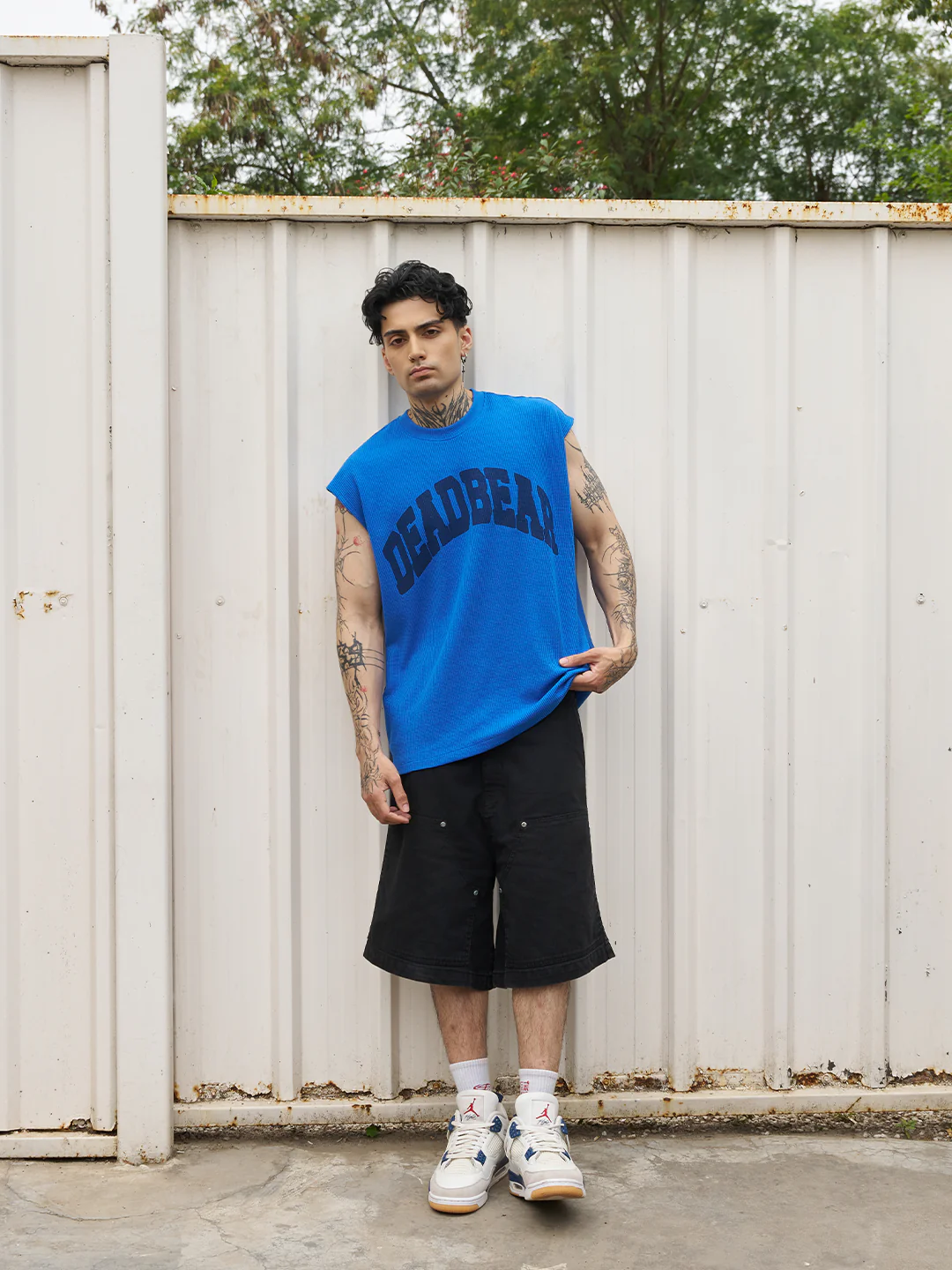 Waffle Tank Royal Blue - Image 6