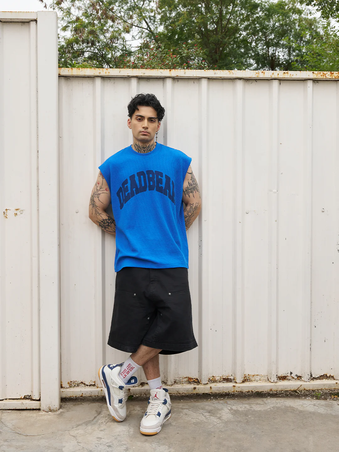 Waffle Tank Royal Blue - Image 8