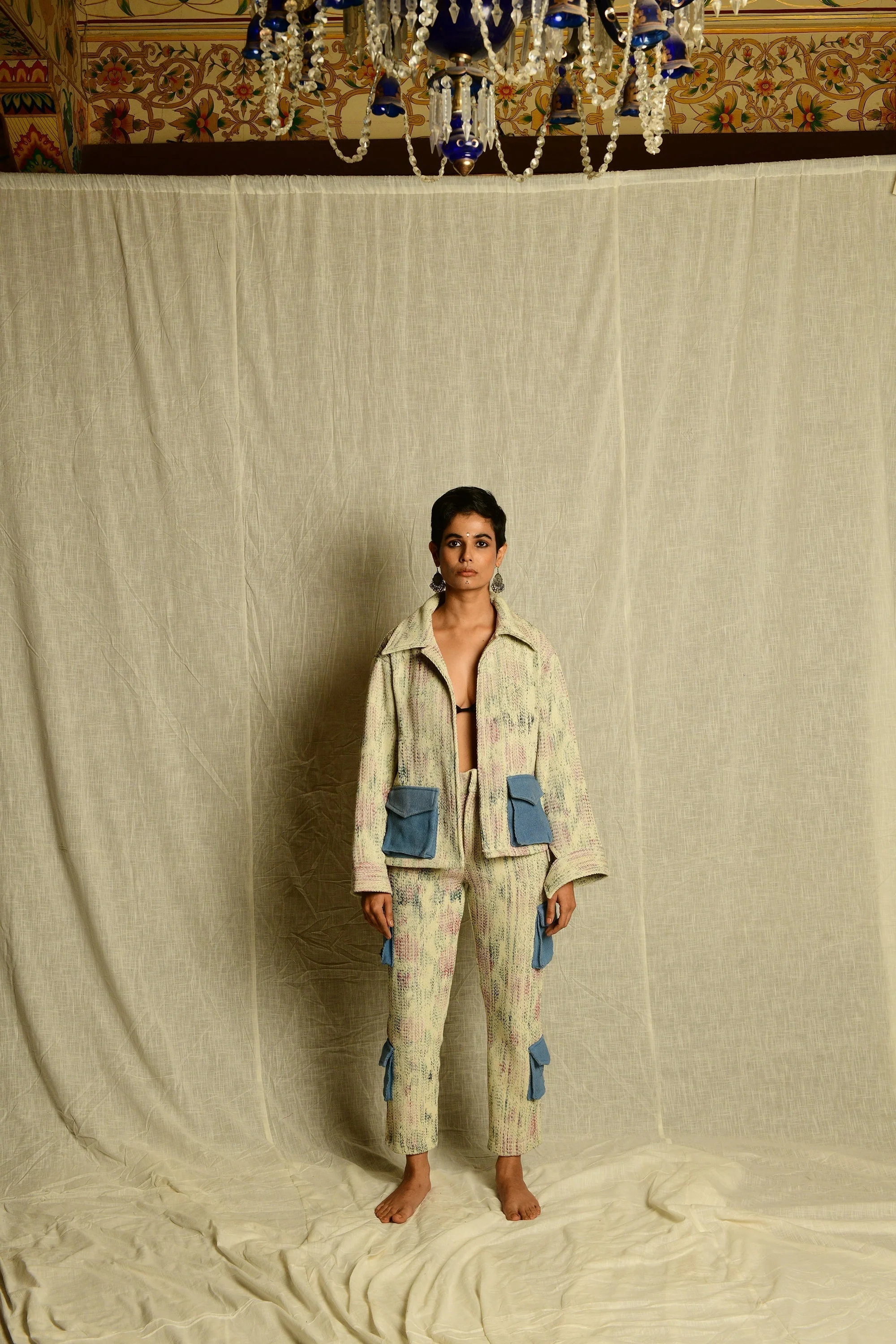 Warp-Printed Handwoven - Jacket - Image 3