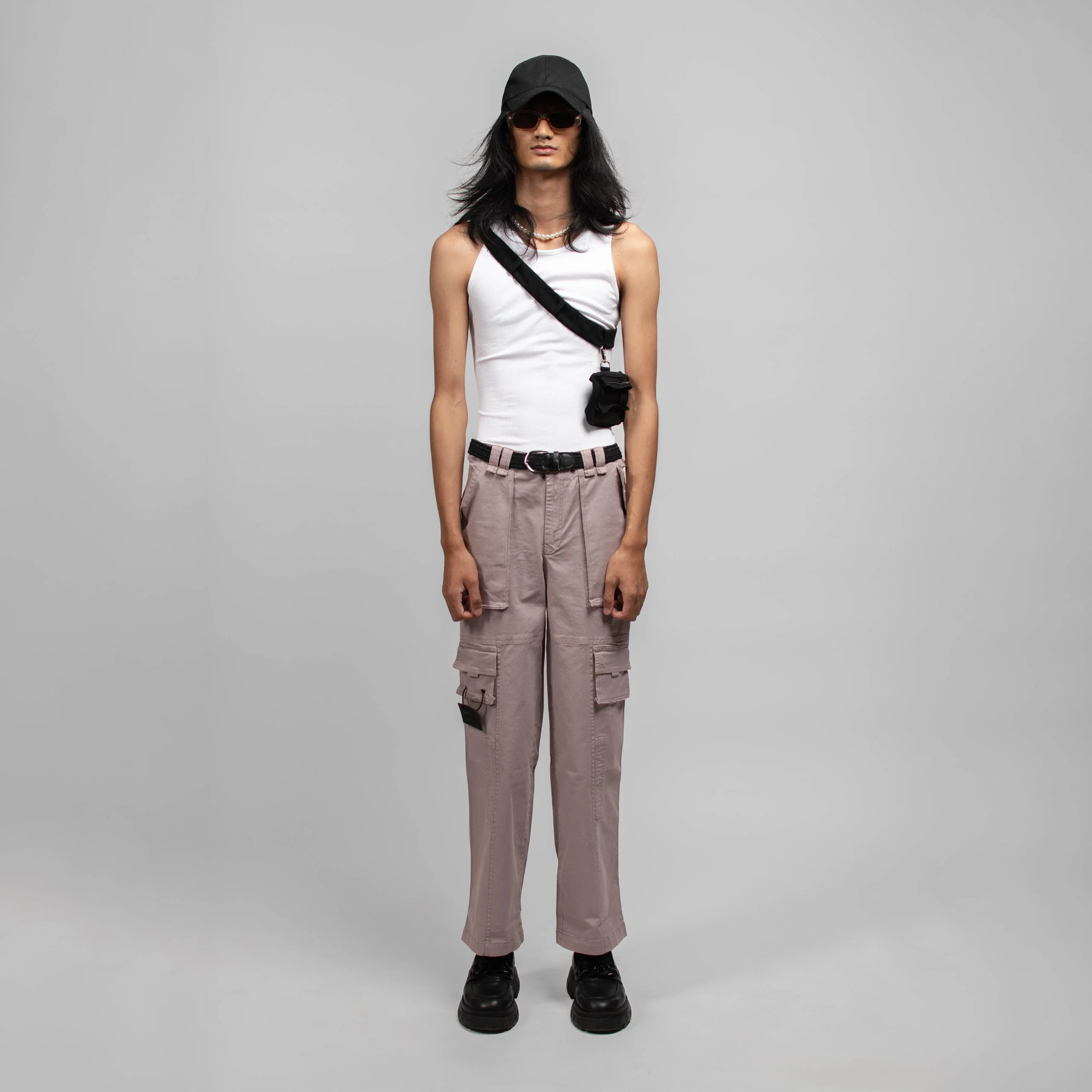 WASHED OUT CARGO - MAUVE - Image 2