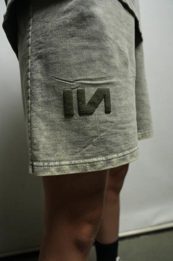 Washed shorts (Jade) - Image 2