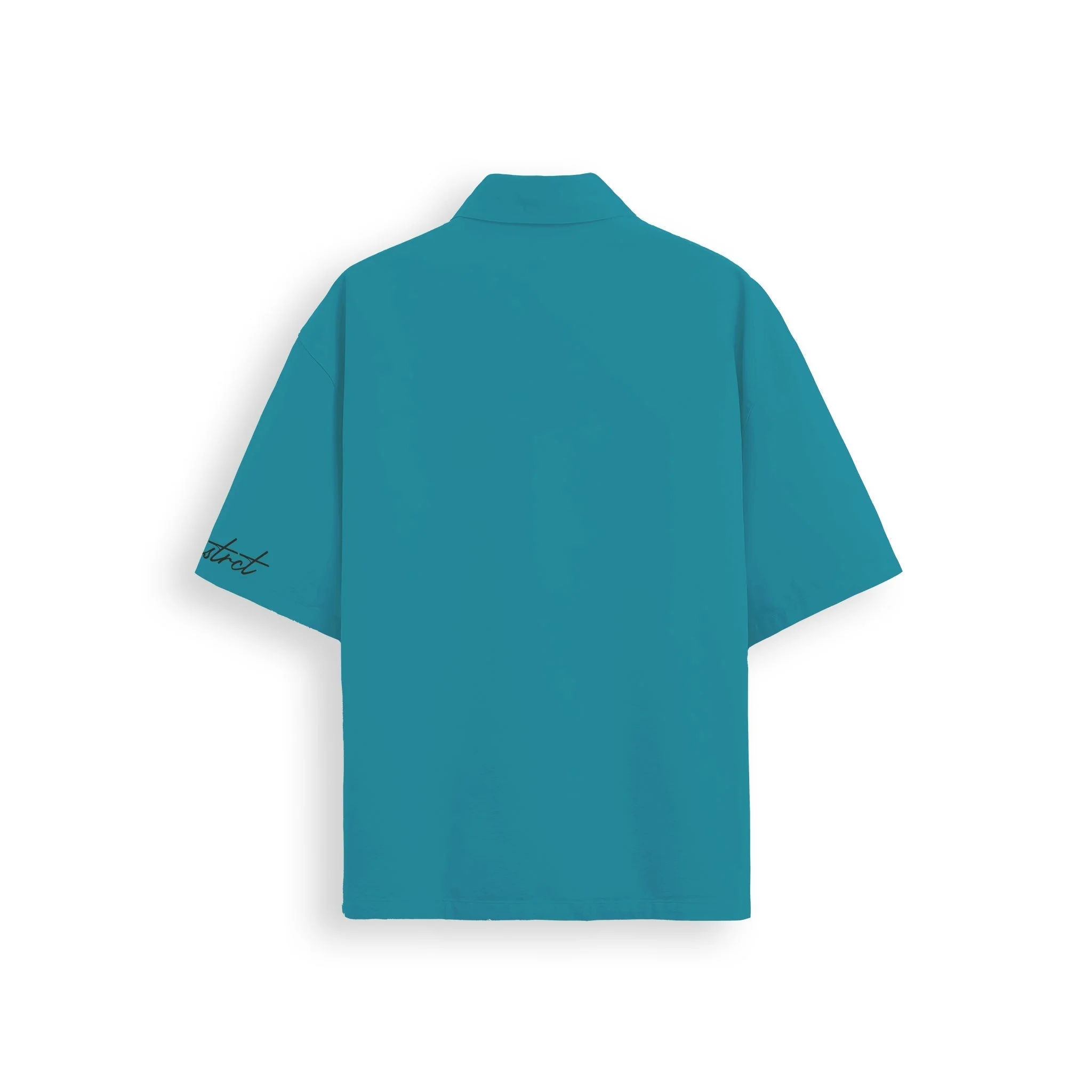 Wealth whispers shirt - Teal Blue - Image 2