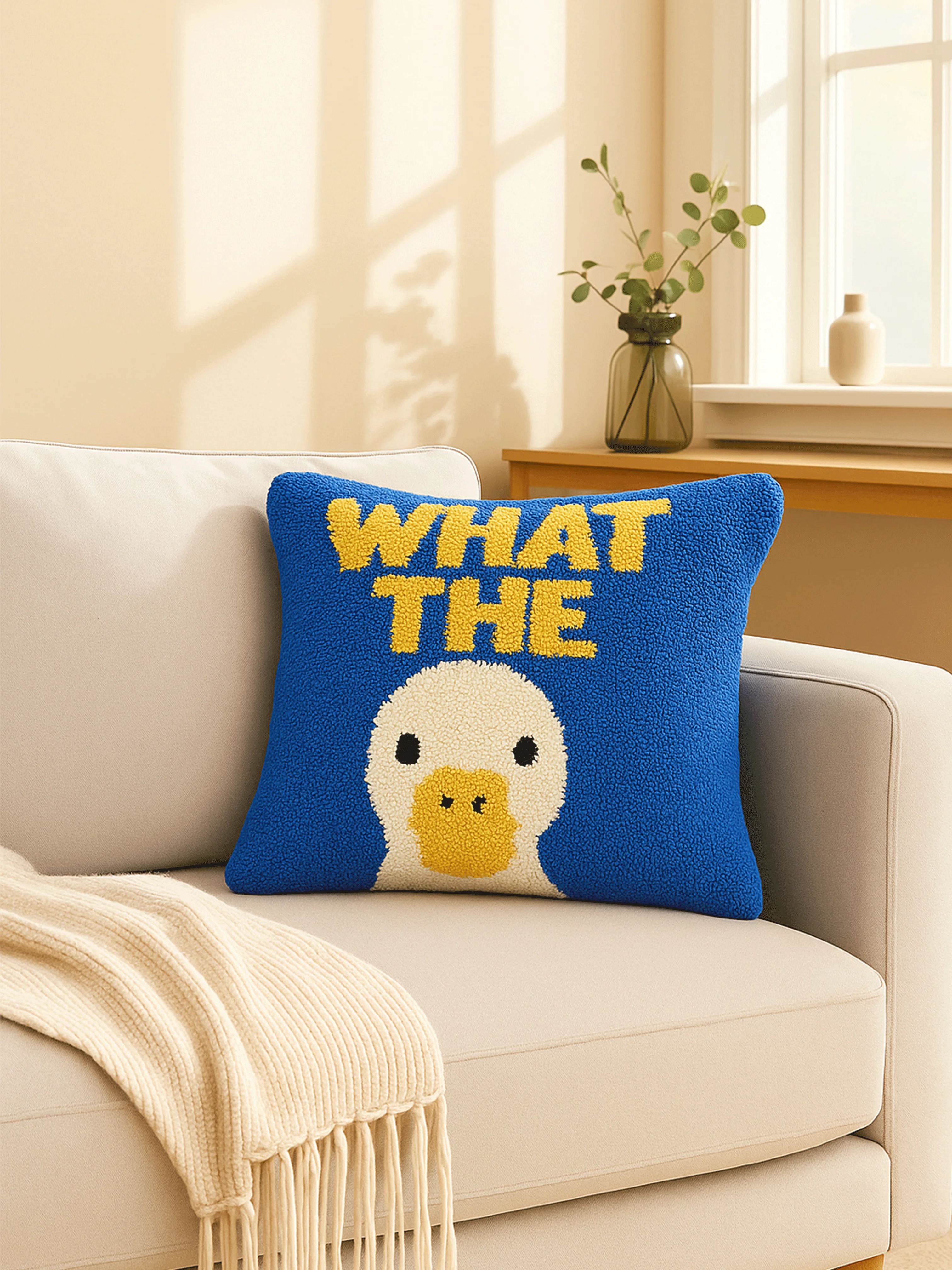 What The Duck Cushion cover - Image 2