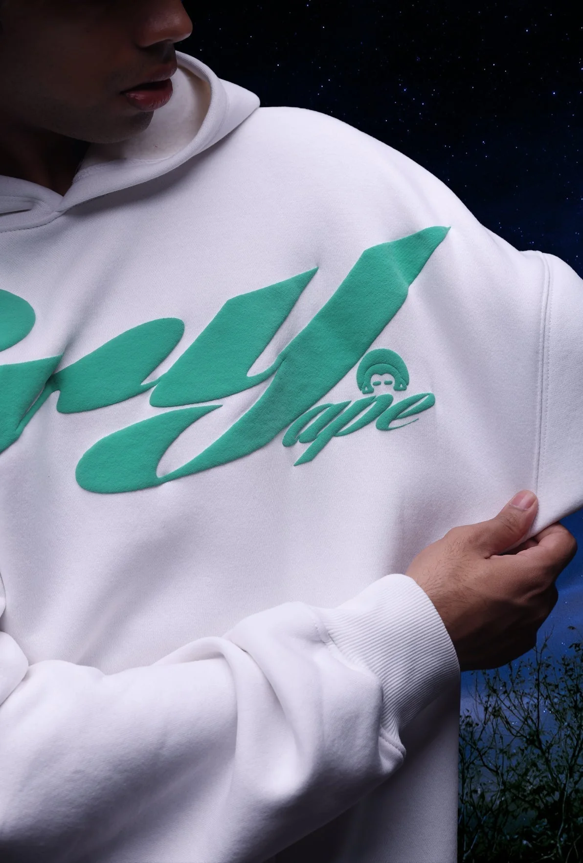 WHITE SHADOW VIPER HOODIE - Image 8