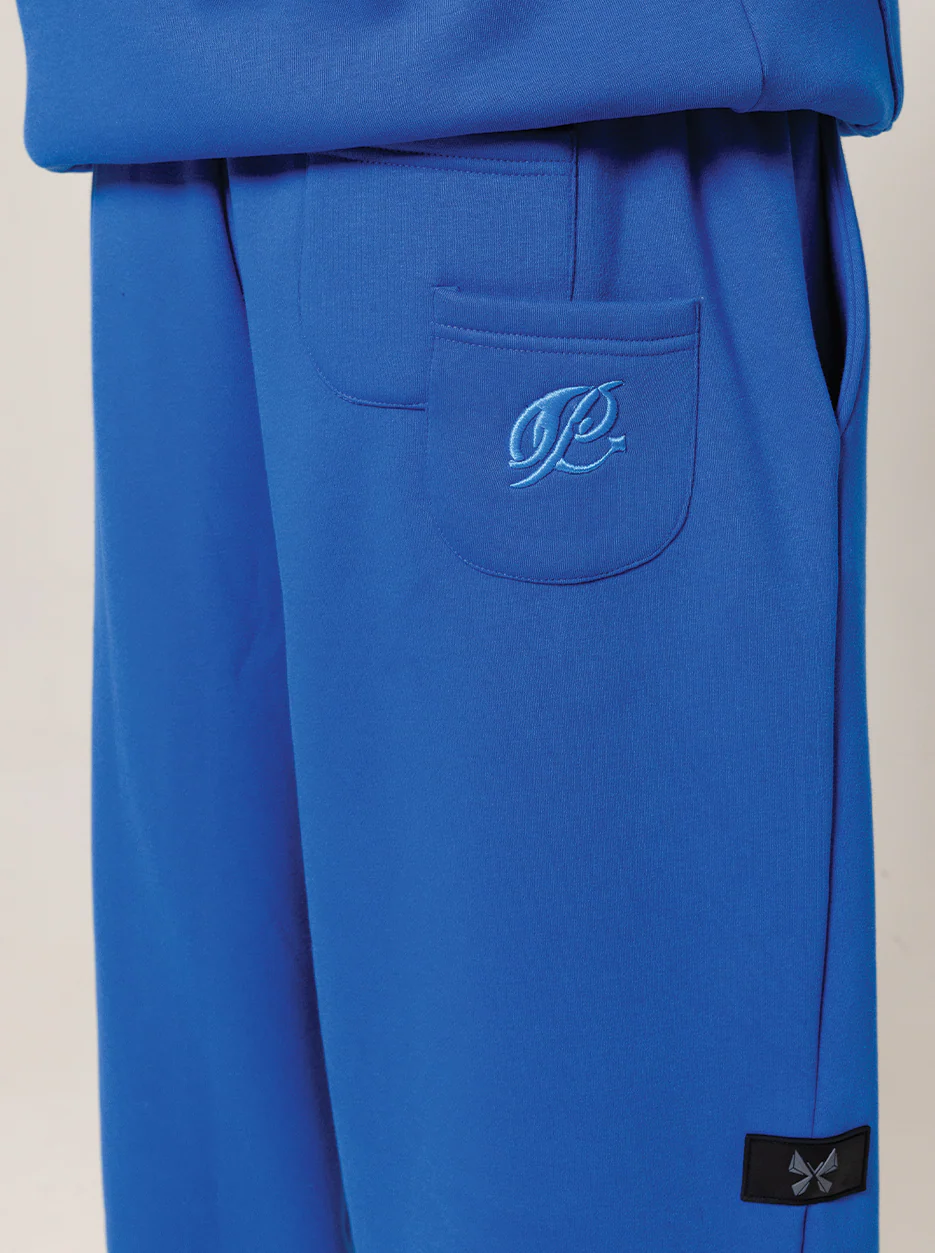 Wide Leg Sweatpants- Royal Blue - Image 6