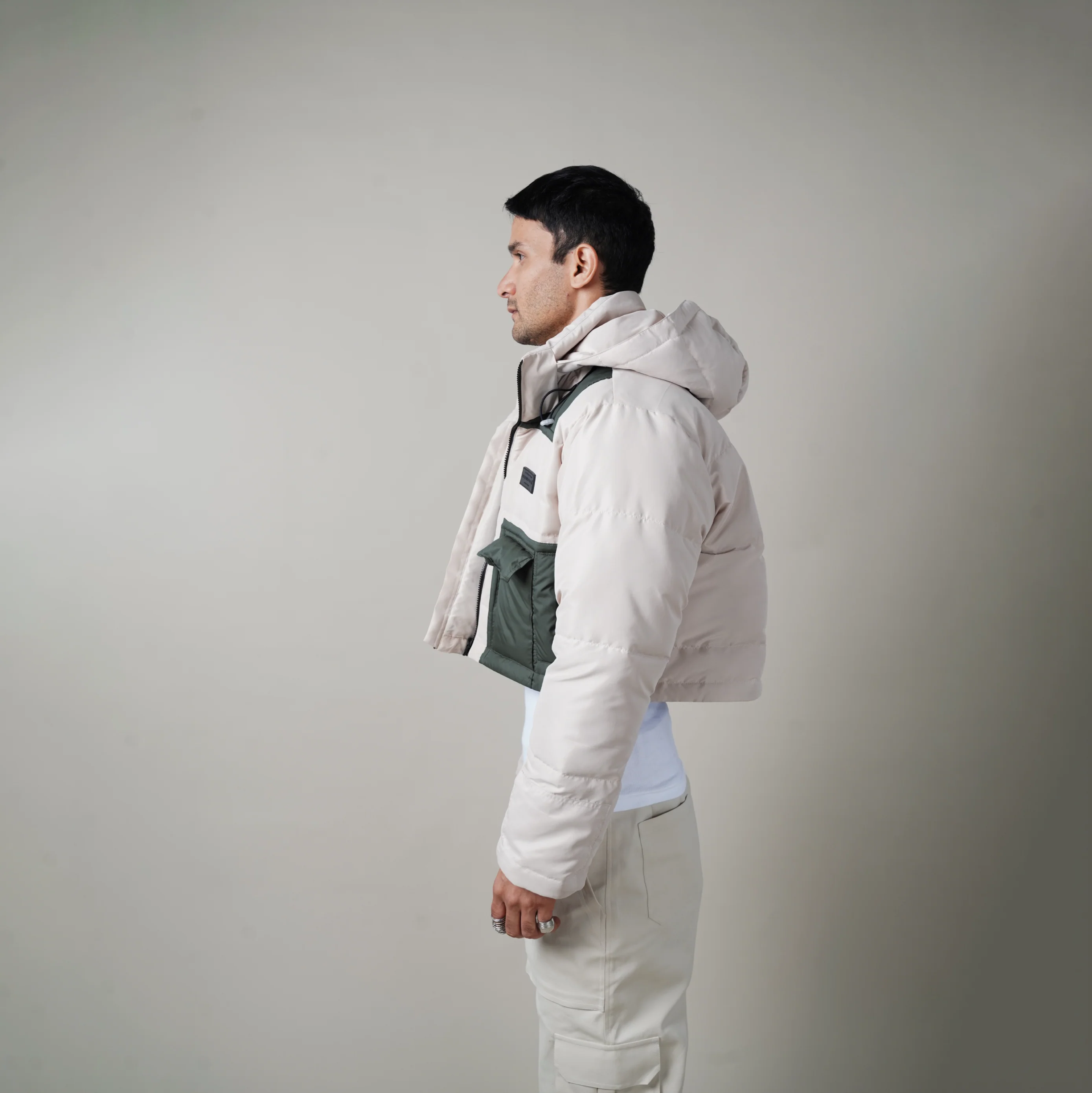WT CROPPED PUFFER JACKET - Image 2