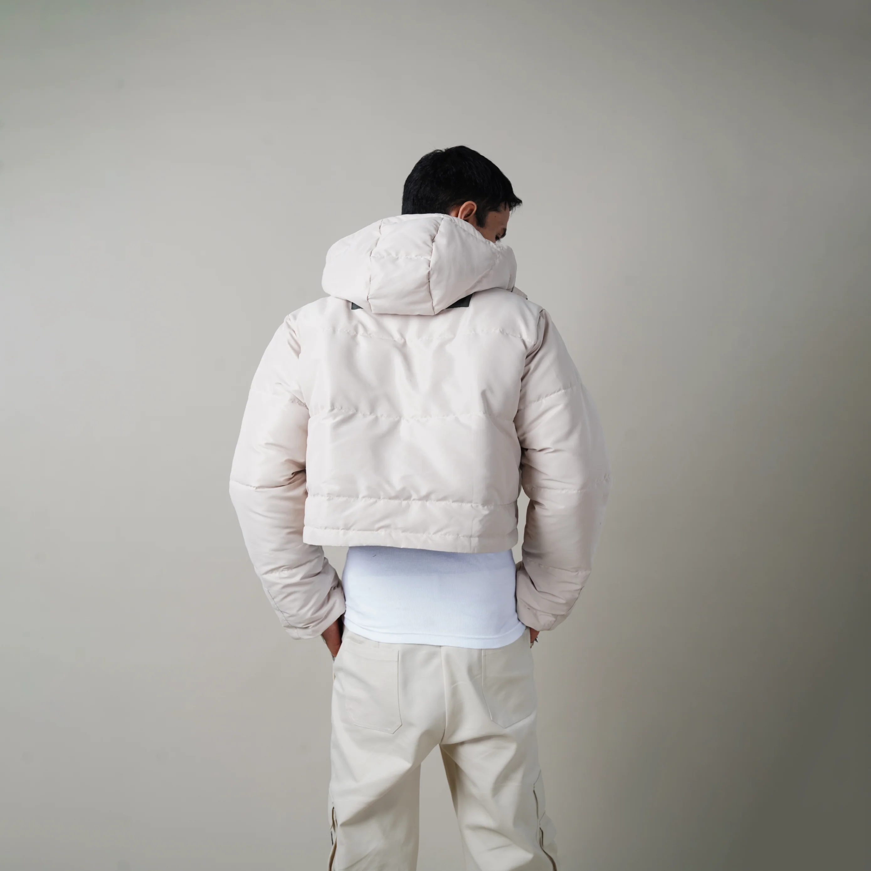 WT CROPPED PUFFER JACKET - Image 3