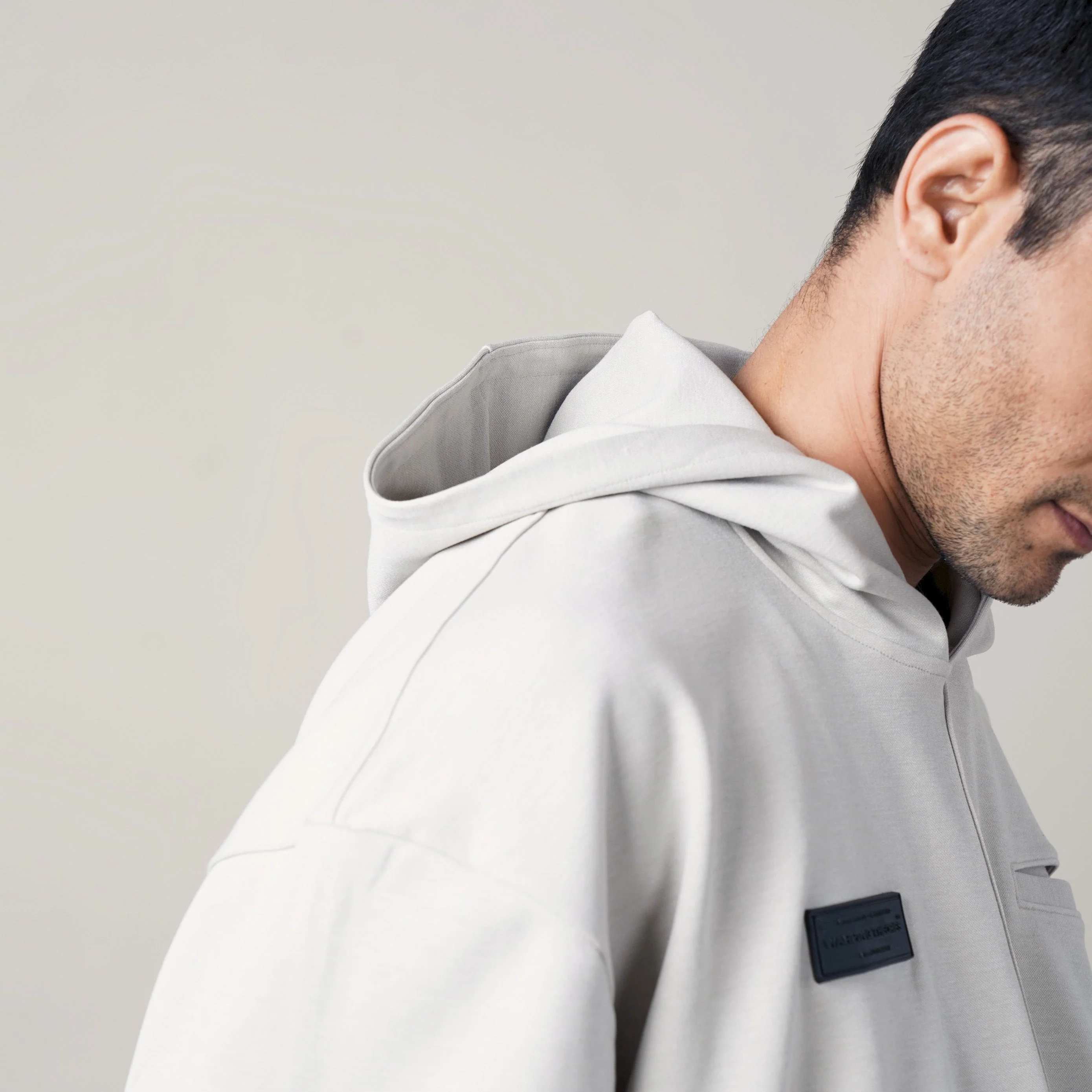 WT FUNCTIONAL HOODIE- WHITE CLAY - Image 5