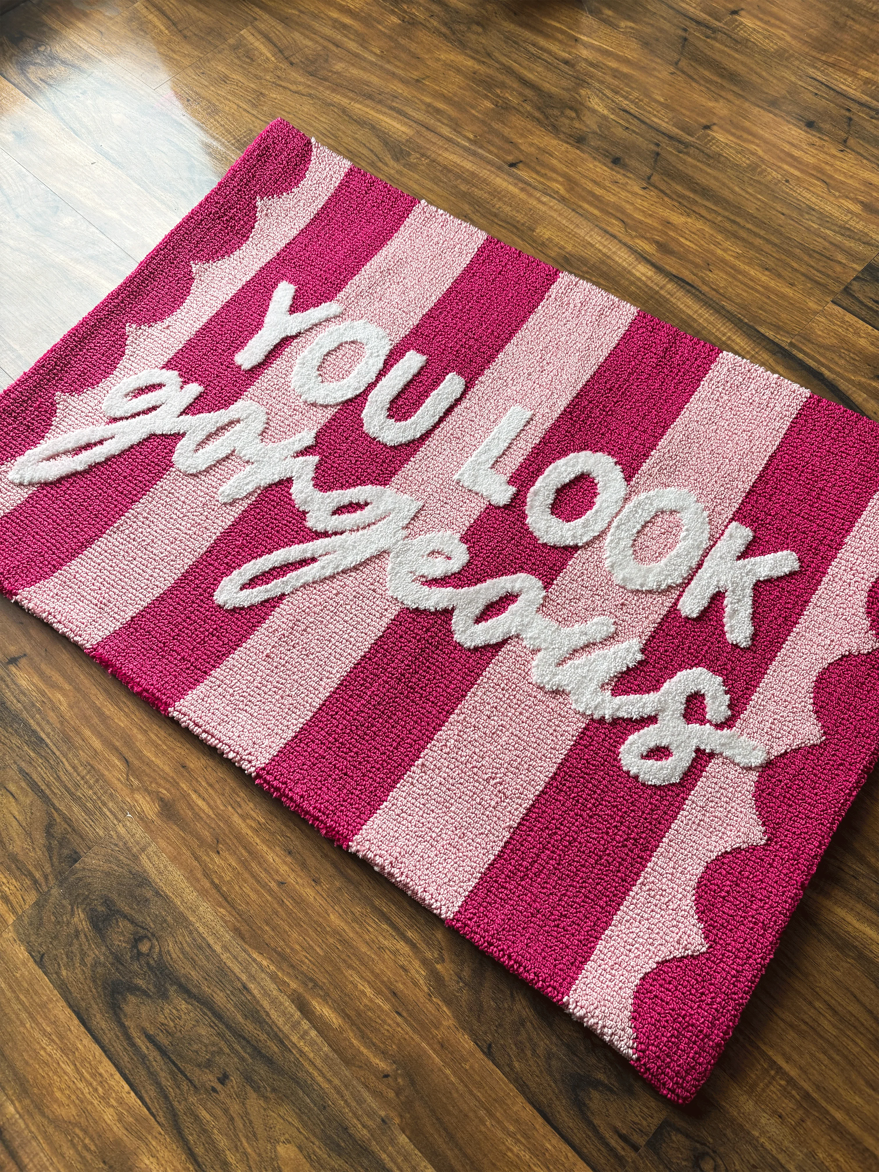 You Look gorgeous Machine Made Custom Rug - Image 2