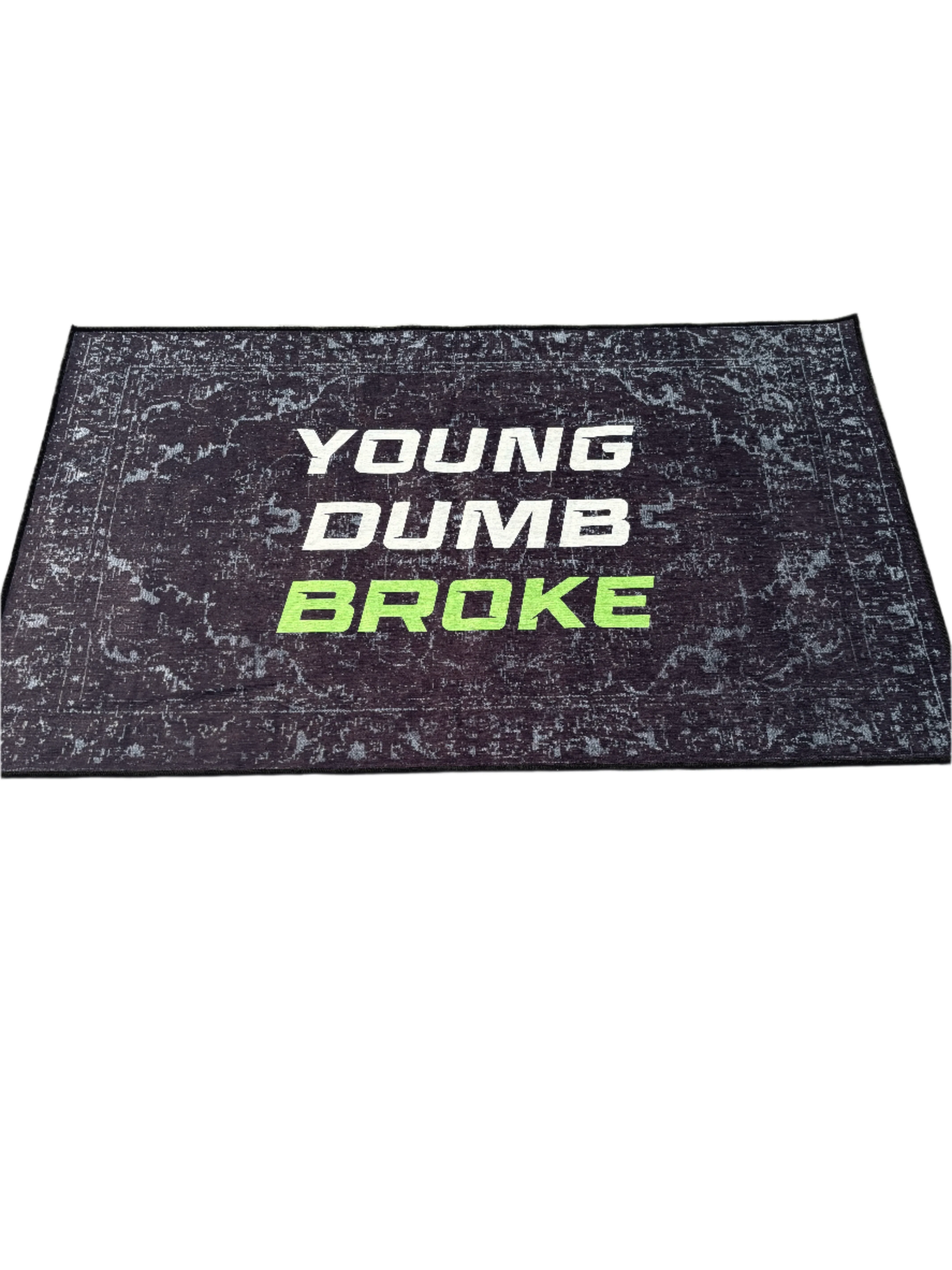 Young Dumb Broke Washable  Custom Rug
