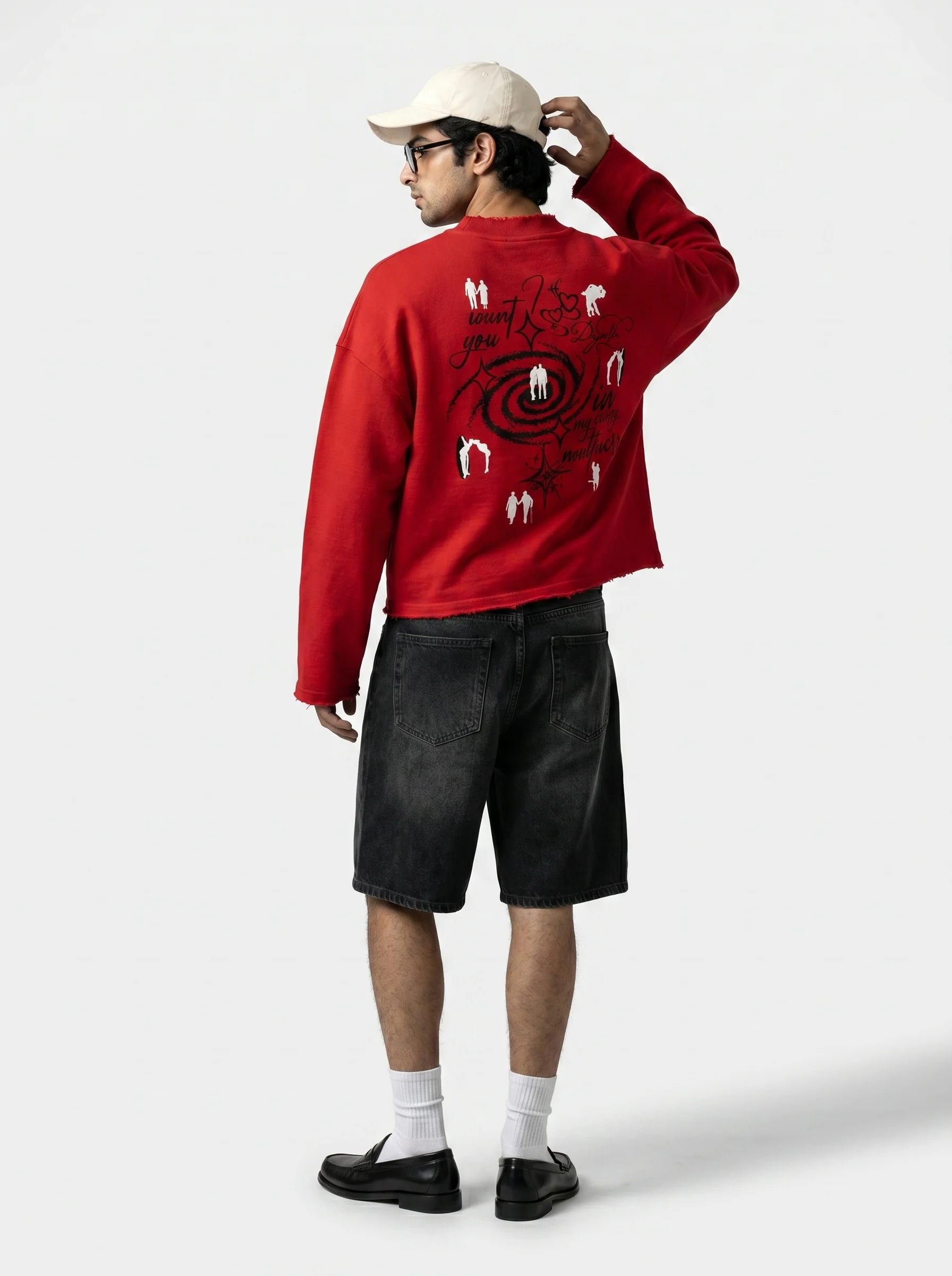 YOUniverse sweatshirt - Scarlet red - Image 3